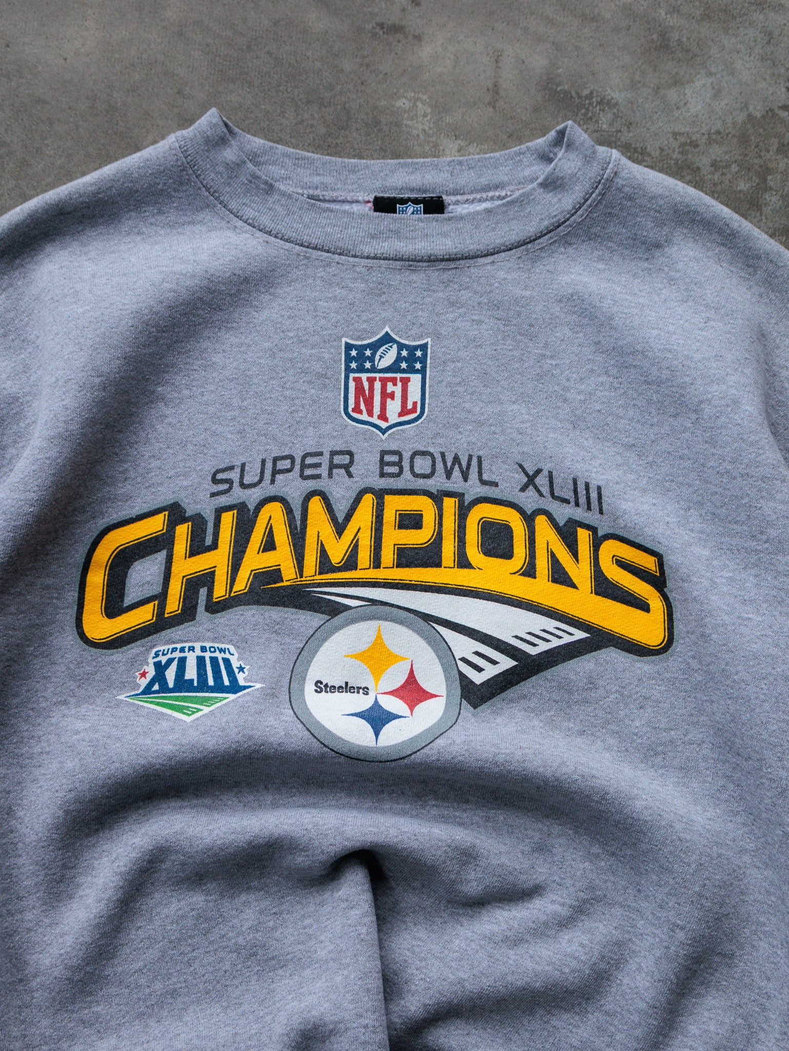Vintage 2009 Pittsburgh Steelers Super Bowl Champions Sweatshirt (L)