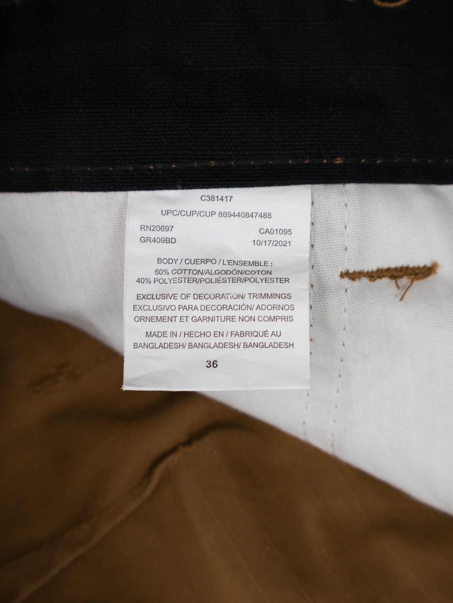 Vintage Brown Dickies Cargo Shorts (W36)