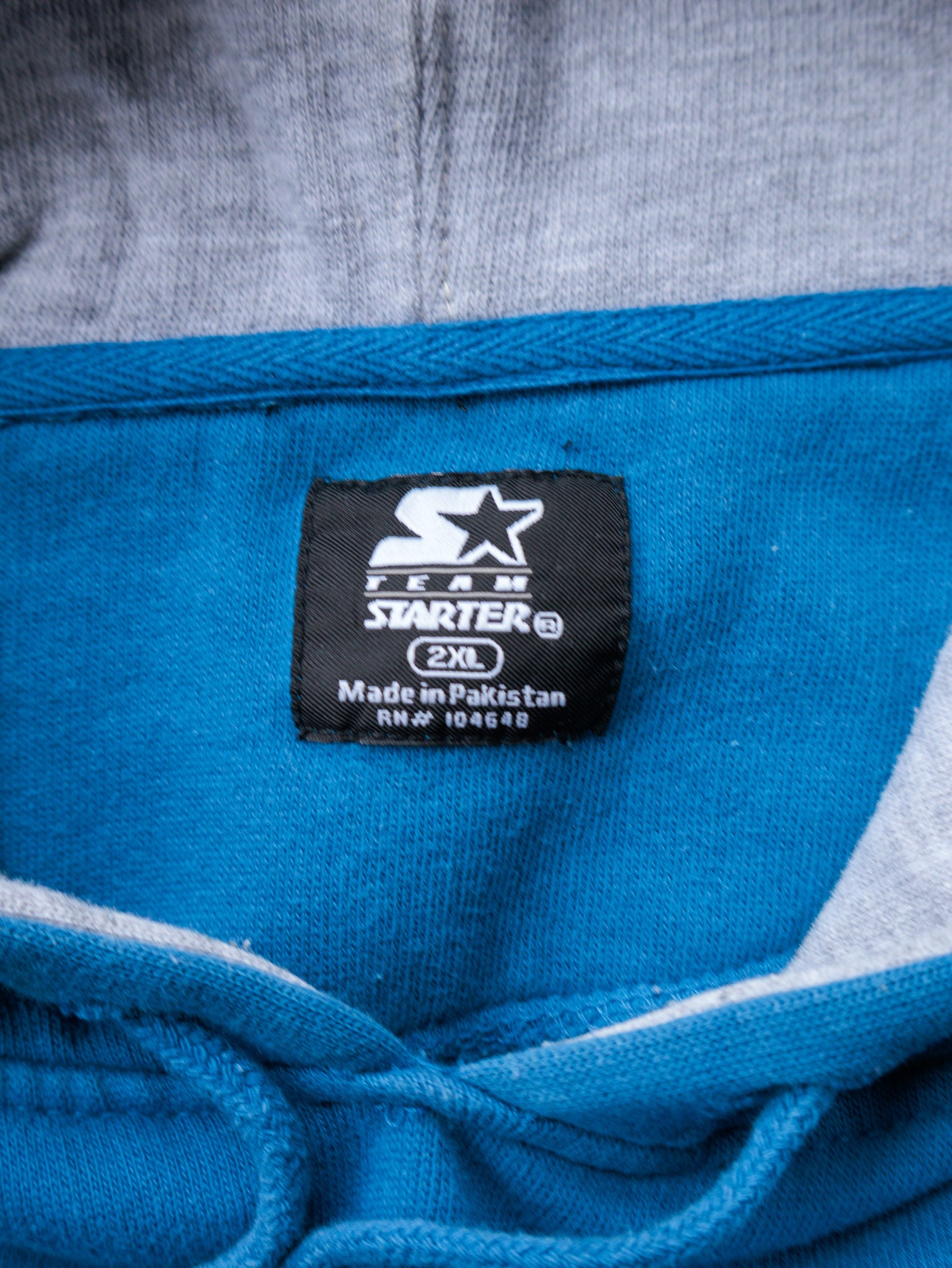 Vintage 00s Blue Starter University of Kentucky Hoodie (2XL)