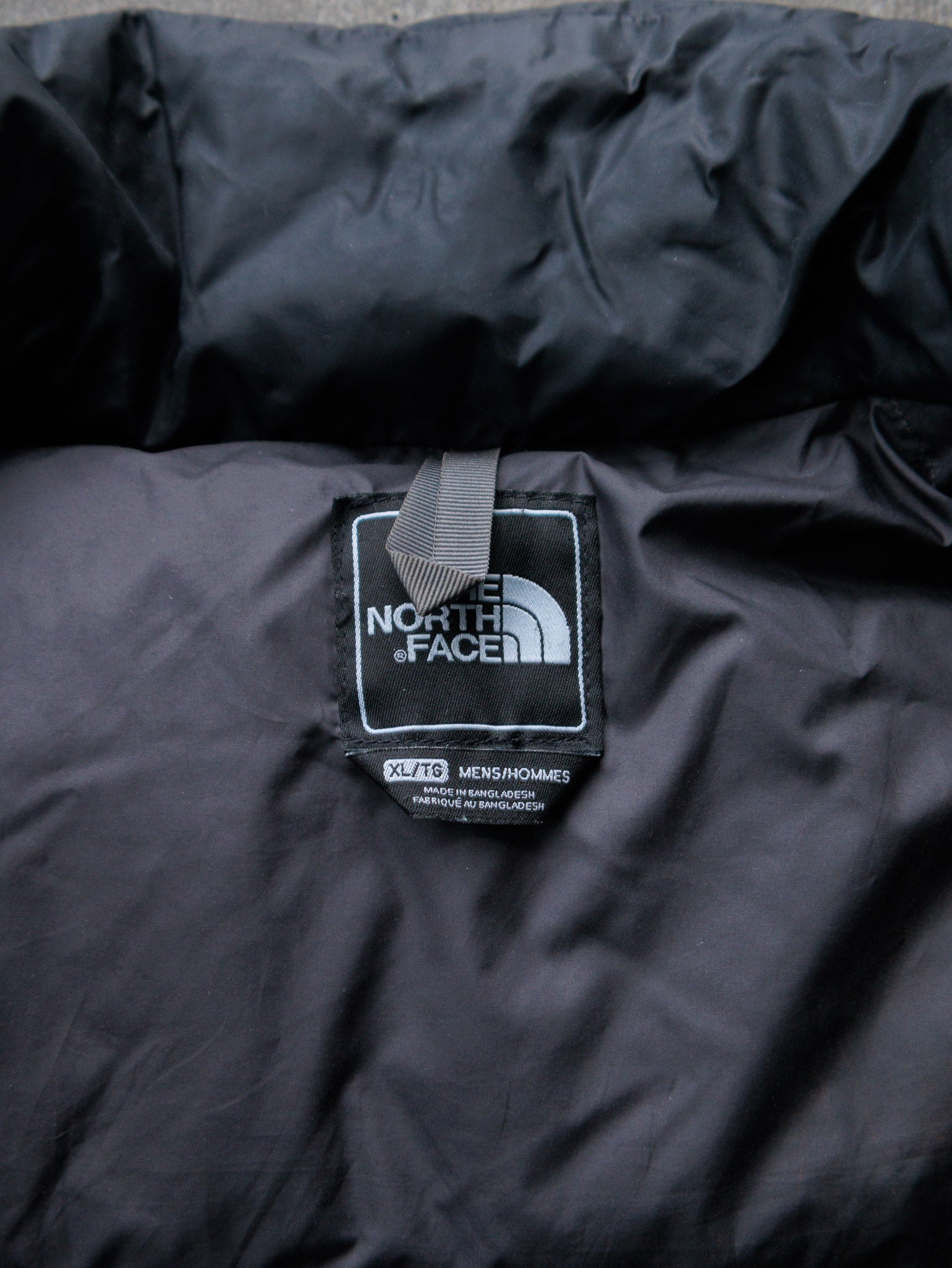 Vintage 00s Grey & Black The North Face 700 Nuptse Puffer Vest (XL)