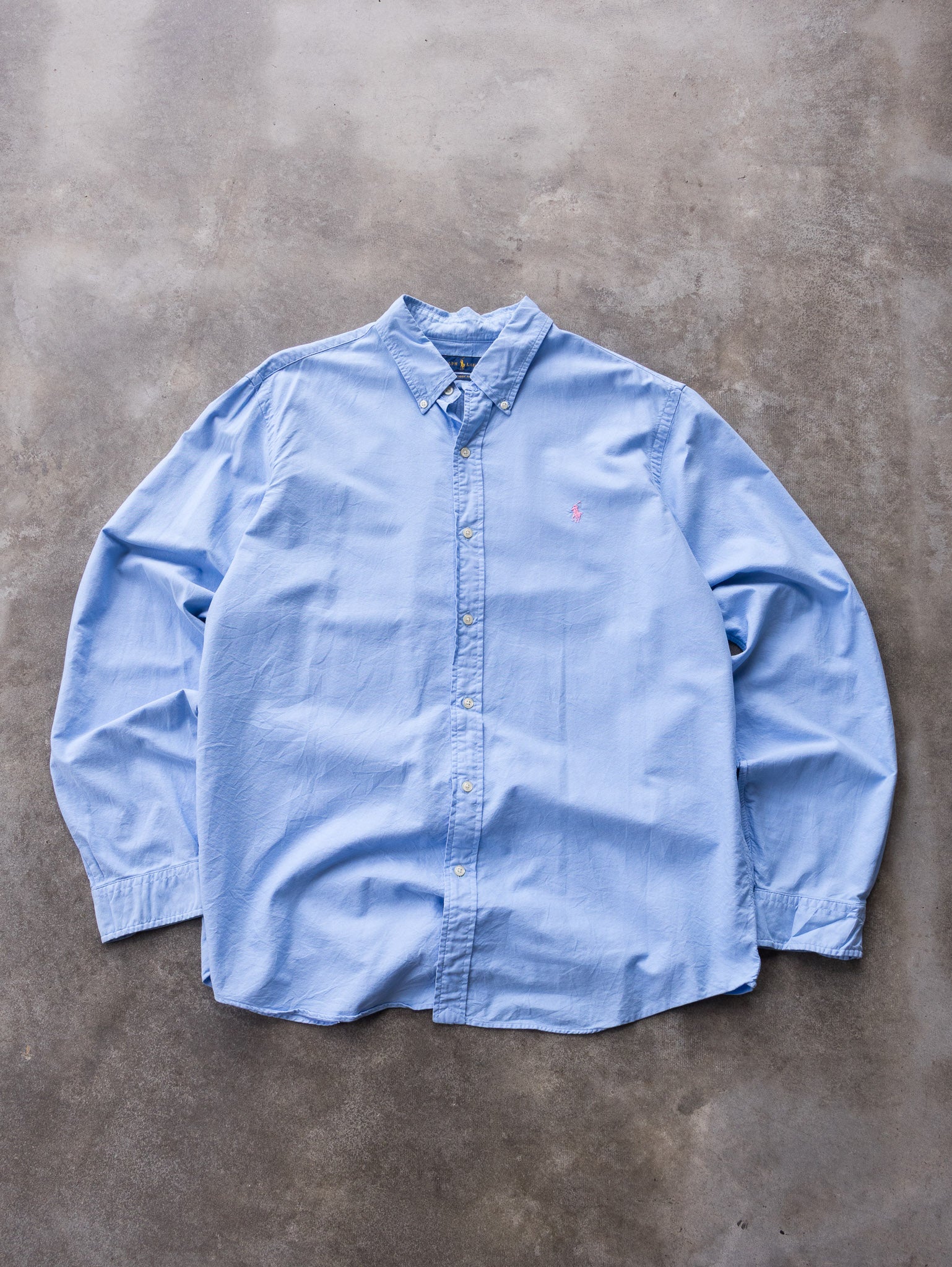 Vintage 00s Blue Ralph Lauren Shirt (XL)