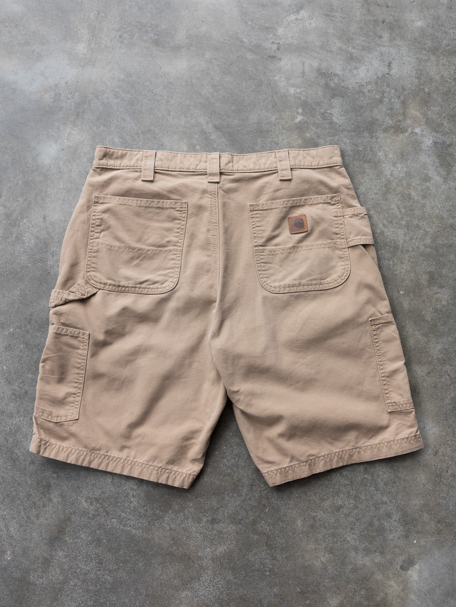 Vintage Beige Carhartt Carpenter Shorts (W36)