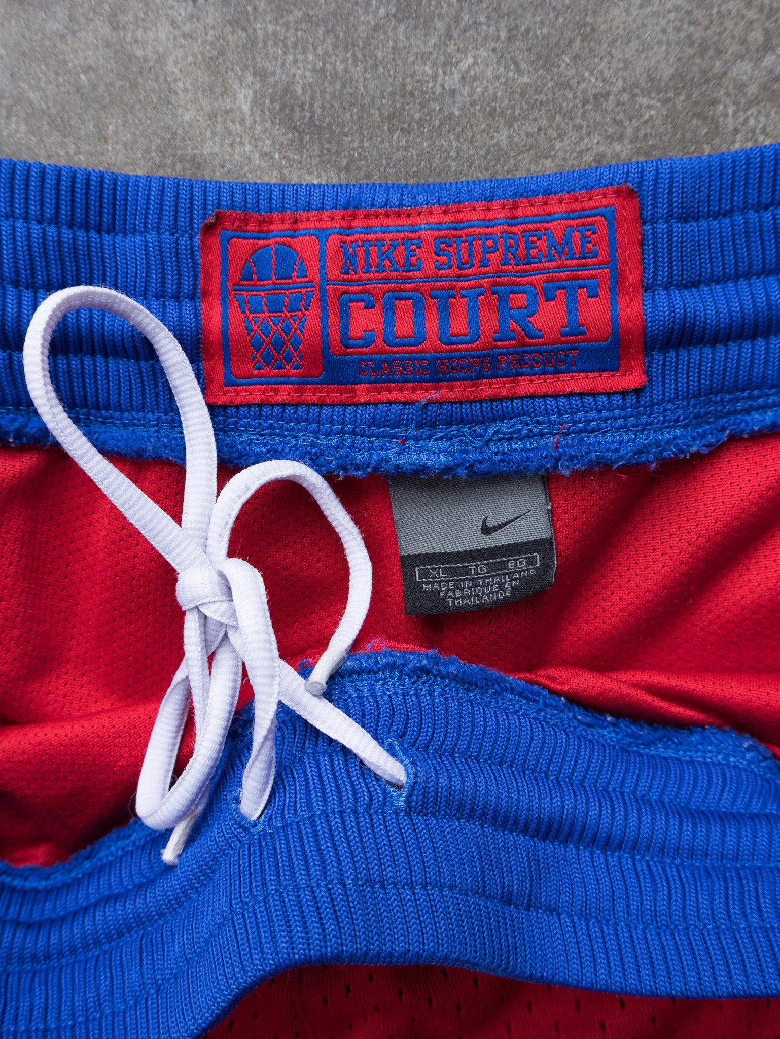 Vintage Red Nike Supreme Court Mesh Shorts (XL)