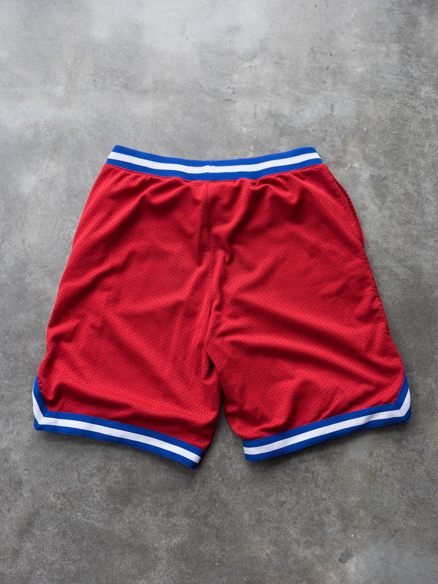 Vintage Red Nike Supreme Court Mesh Shorts (XL)