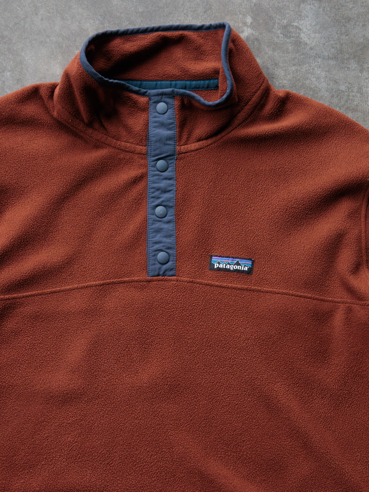 Orange Patagonia Fleece Quarter Zip (2XL)