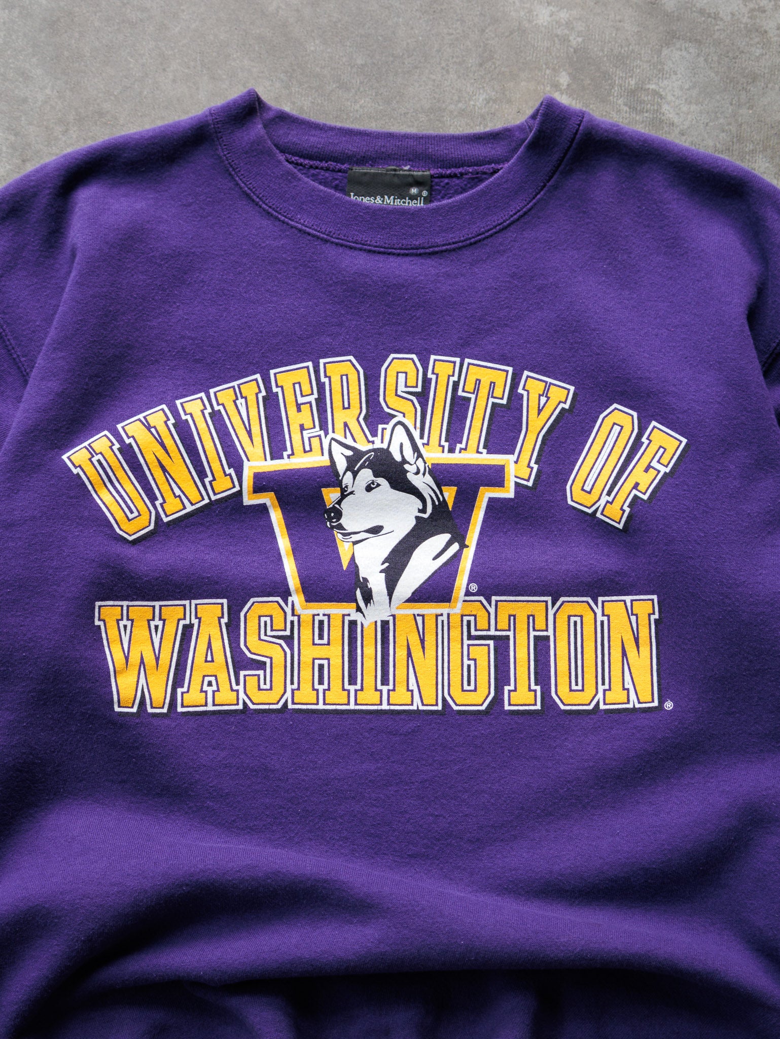 Vintage 90s Purple University of Washington Sweatshirt (M)