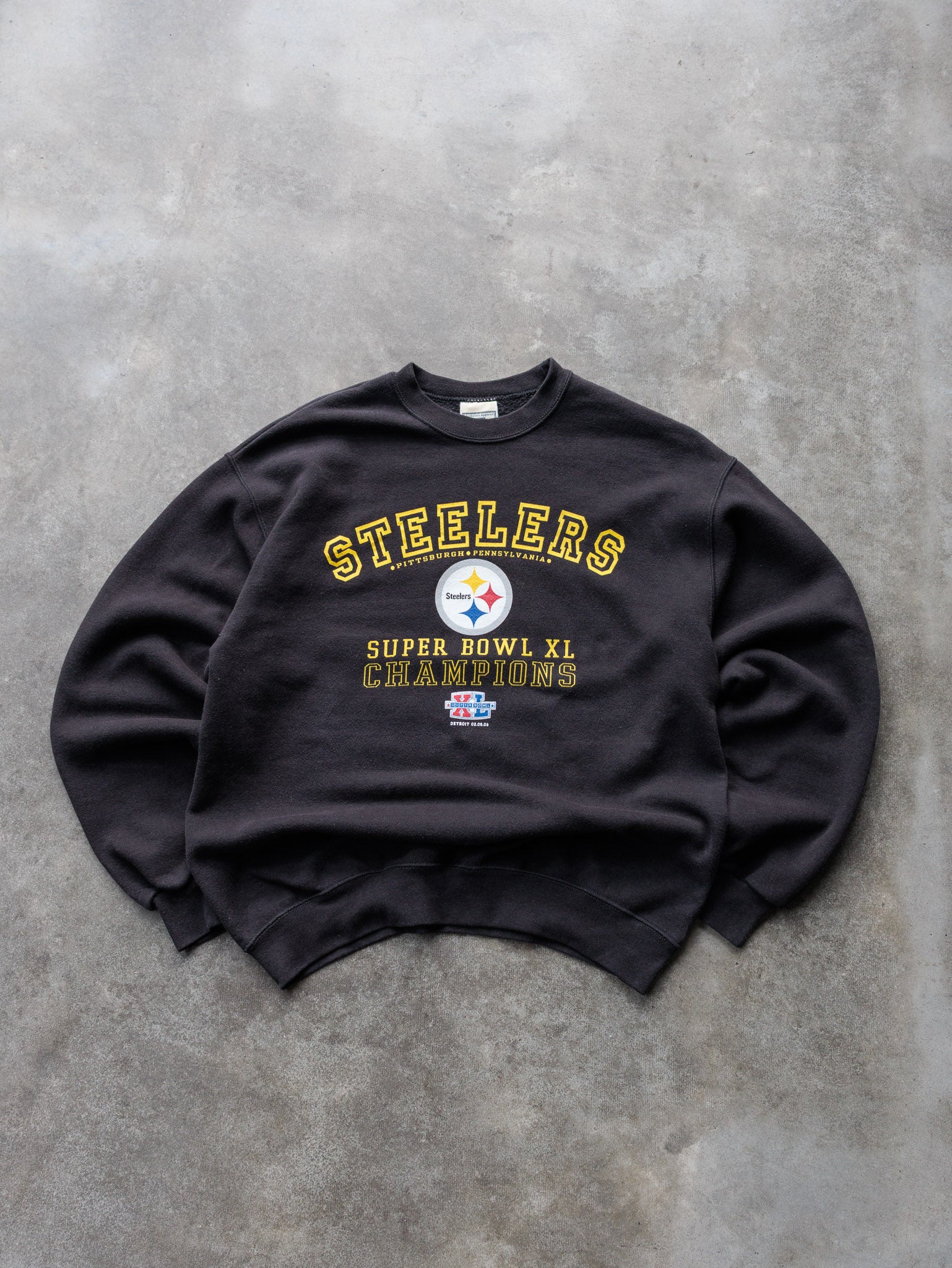 Vintage 2006 Pittsburgh Steelers Super Bowl Champs Sweatshirt (L)