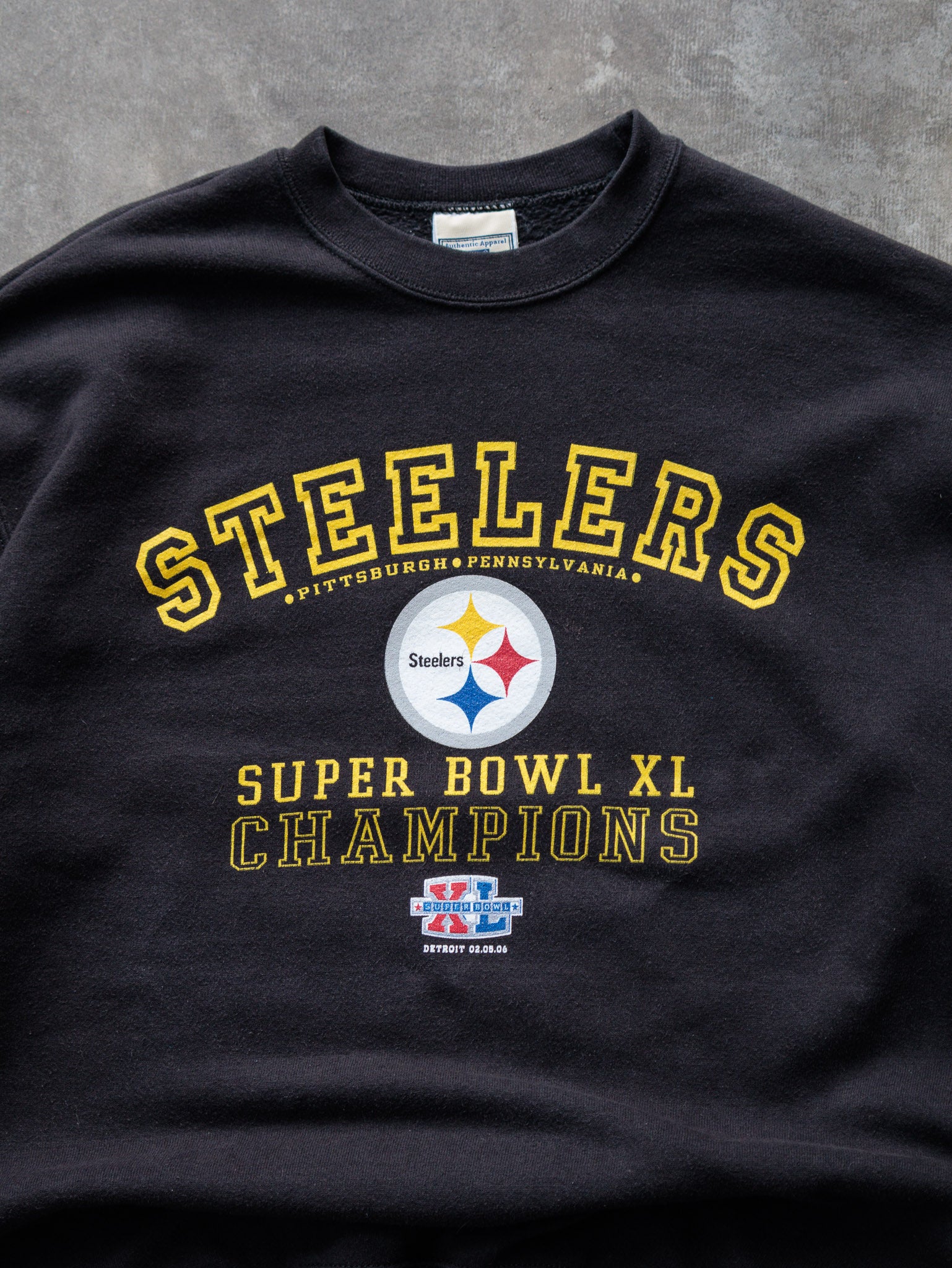 Vintage 2006 Pittsburgh Steelers Super Bowl Champs Sweatshirt (L)