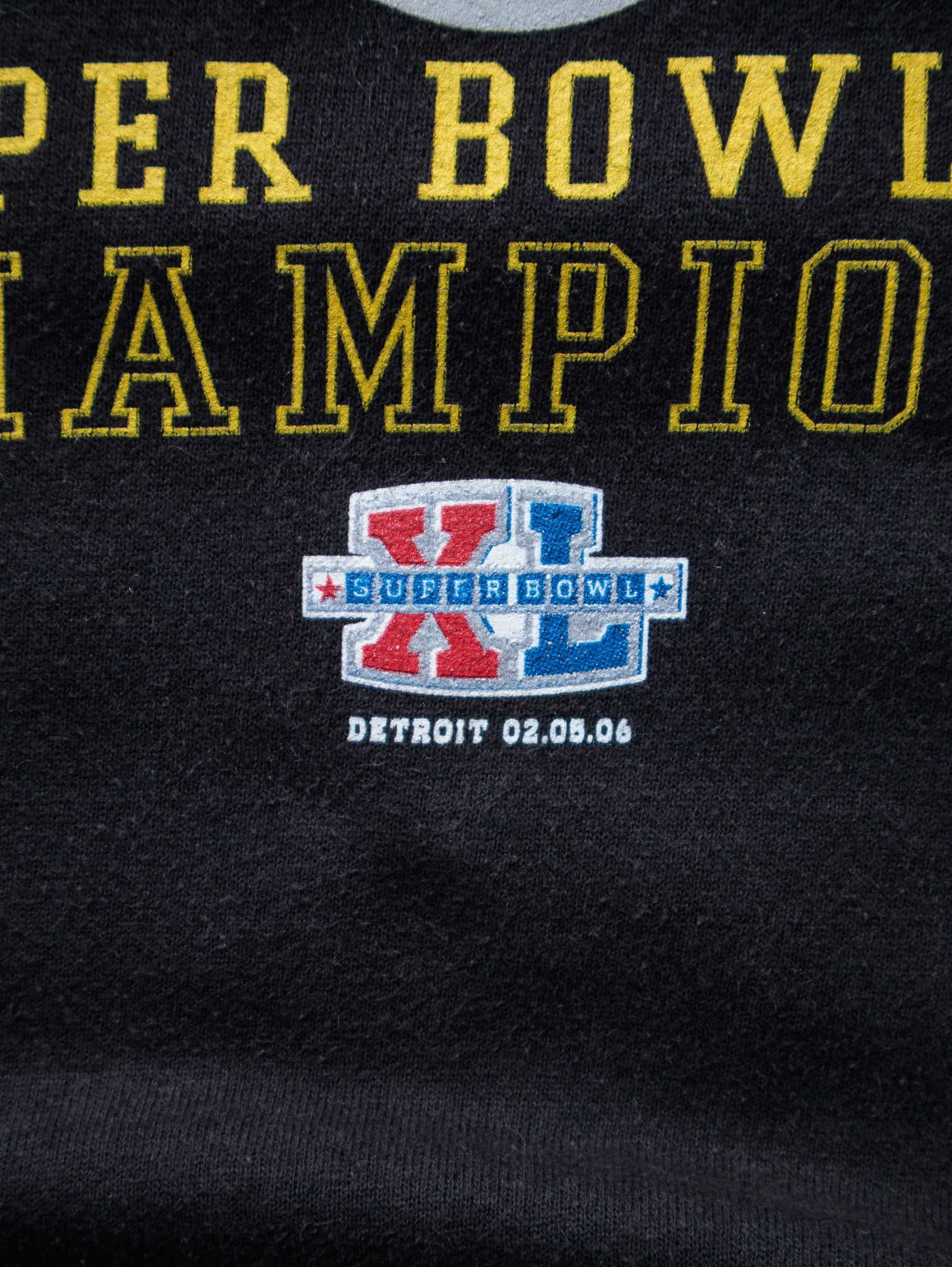 Vintage 2006 Pittsburgh Steelers Super Bowl Champs Sweatshirt (L)