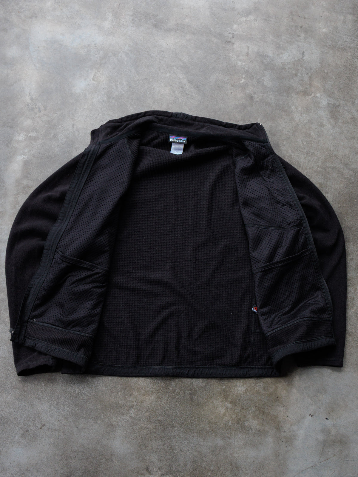 Vintage Black Patagonia Fleece Jacket (L)