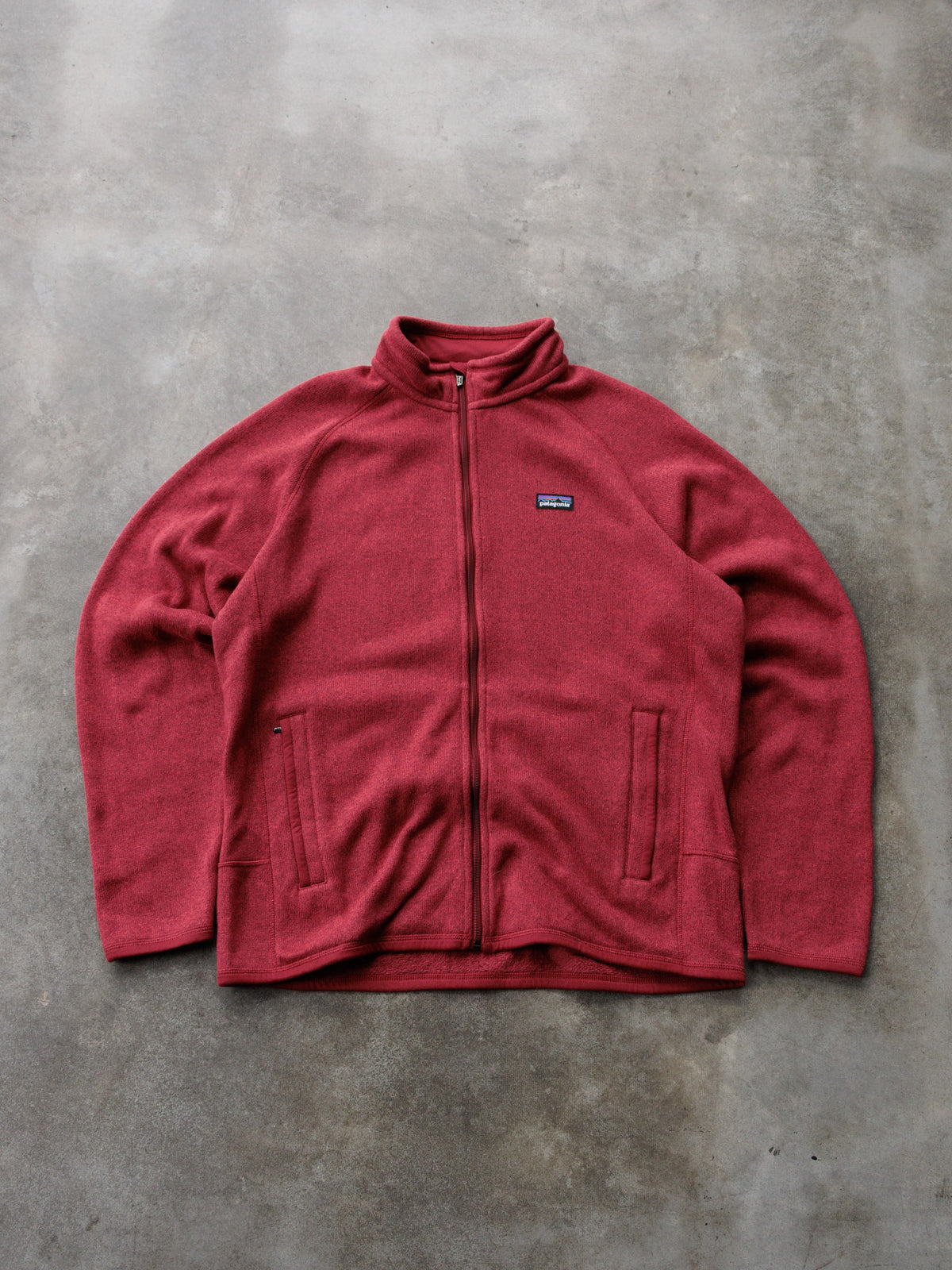 Vintage Red Patagonia Better Sweater Fleece Jacket (L)