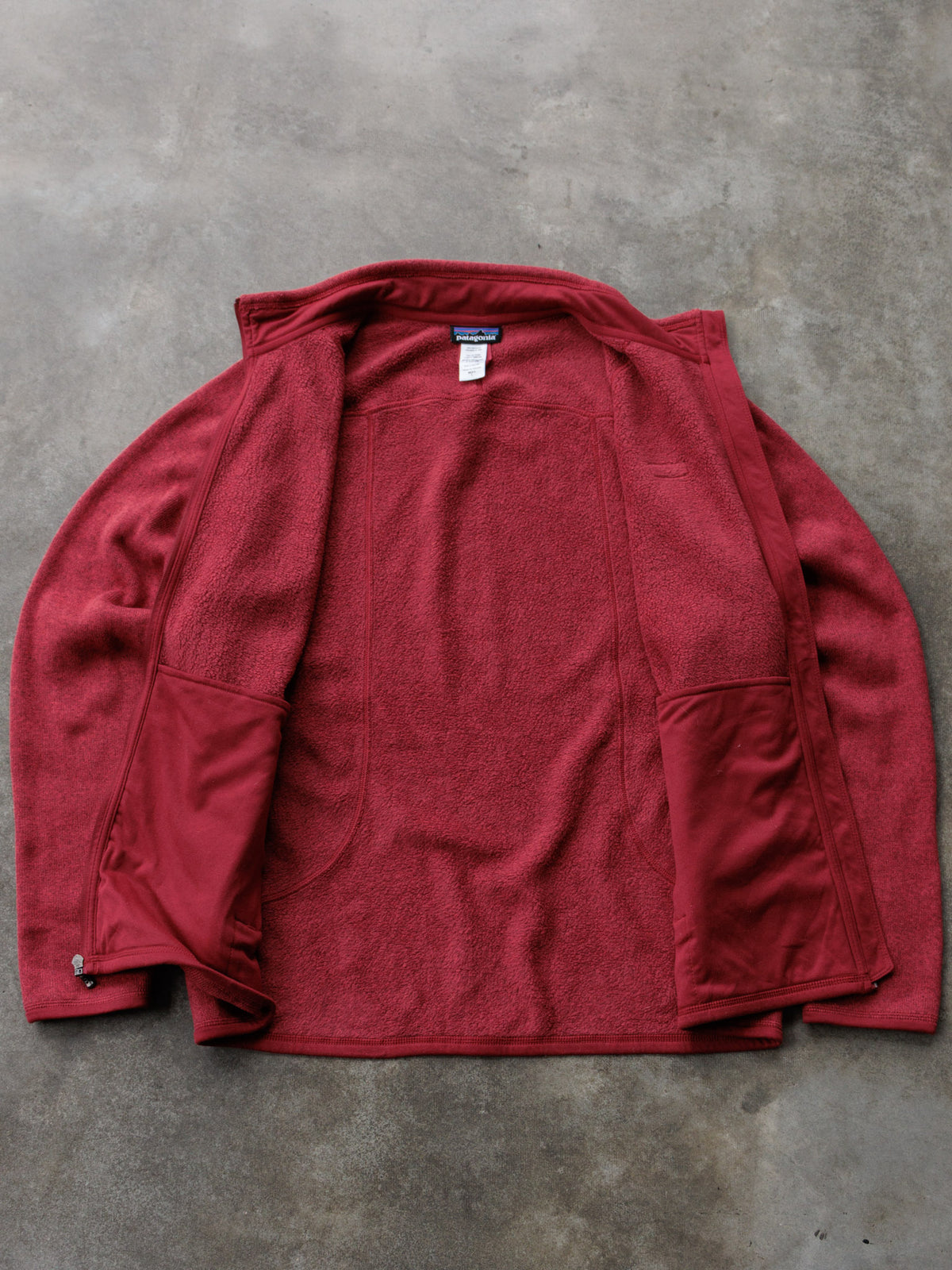 Vintage Red Patagonia Better Sweater Fleece Jacket (L)