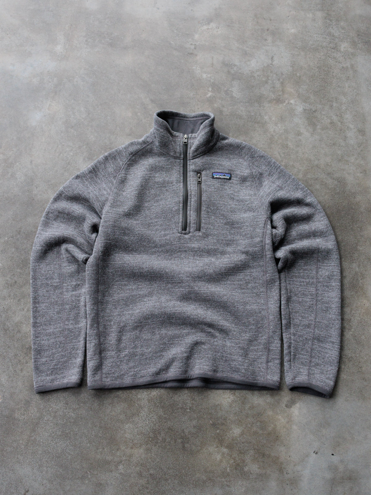 Grey Patagonia Fleece Quarter Zip (XS)