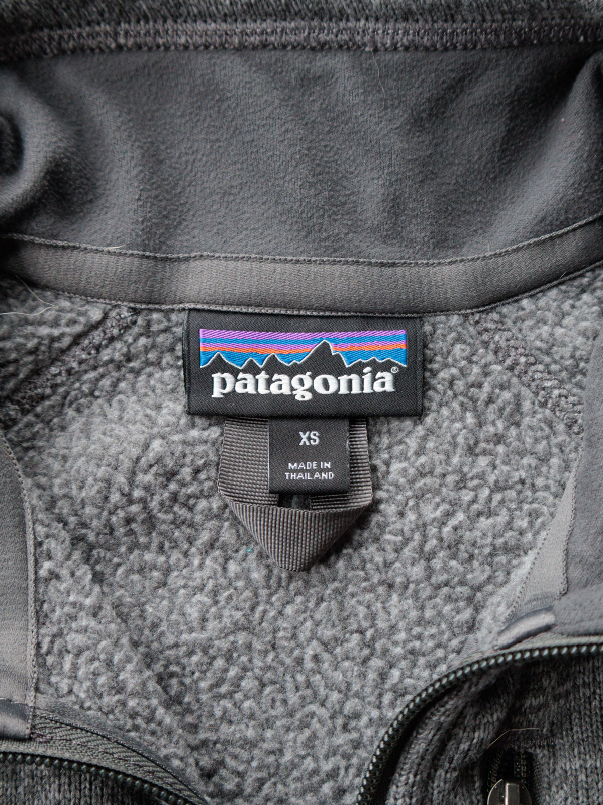 Grey Patagonia Fleece Quarter Zip (XS)