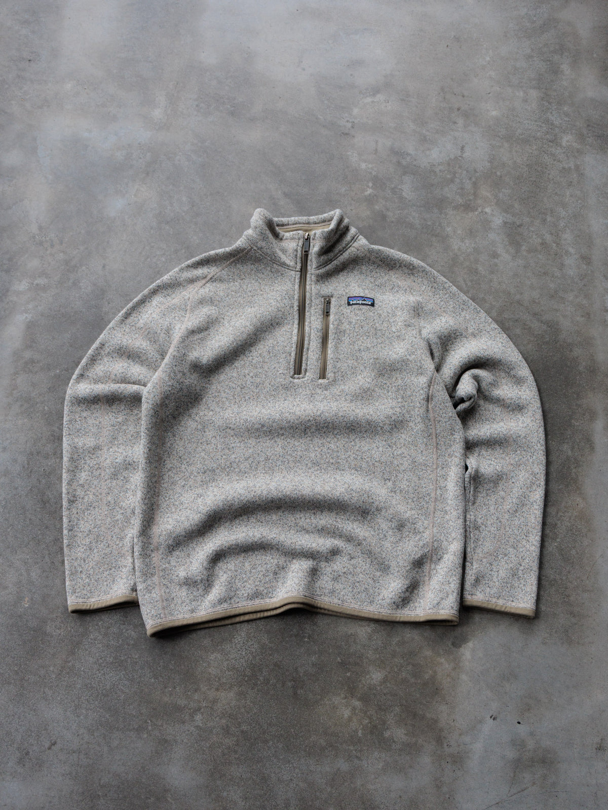 Grey Patagonia Better Sweater Fleece Quarter Zip (M)