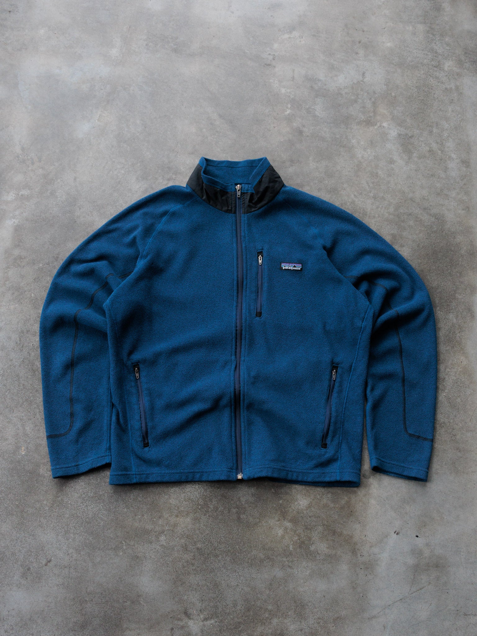 Vintage Navy Patagonia Fleece Jacket (M)