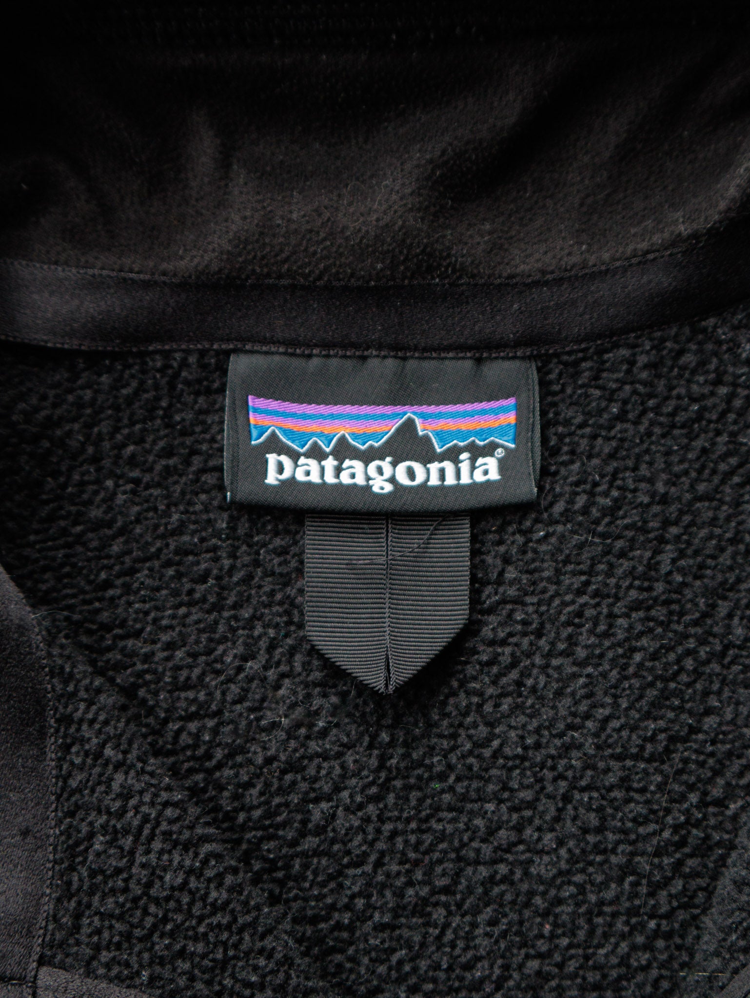 Vintage Black Patagonia Knit Quarter Zip (-)