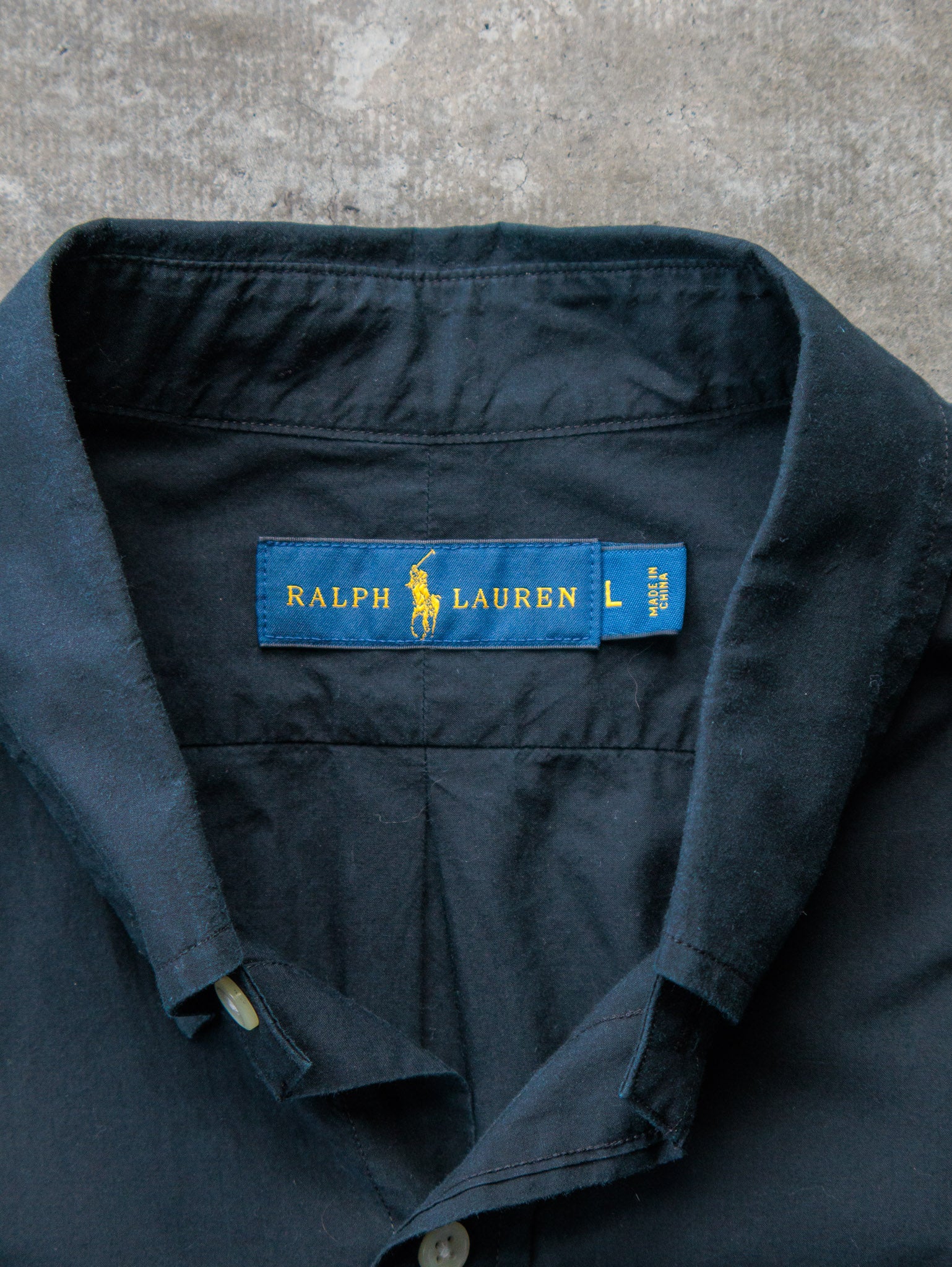 Vintage Black Ralph Lauren Shirt (L)