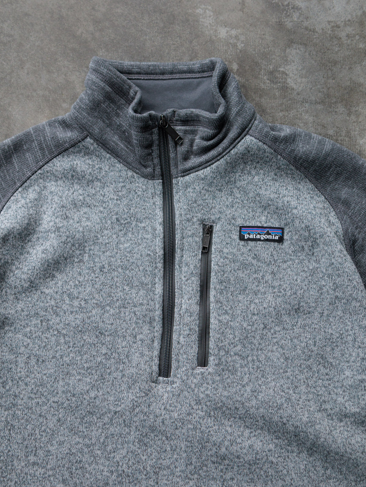 Grey Patagonia Fleece Quarter Zip (L)