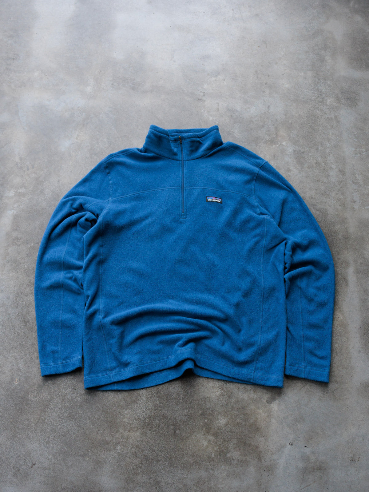 Vintage Blue Patagonia Fleece Quarter Zip (L)