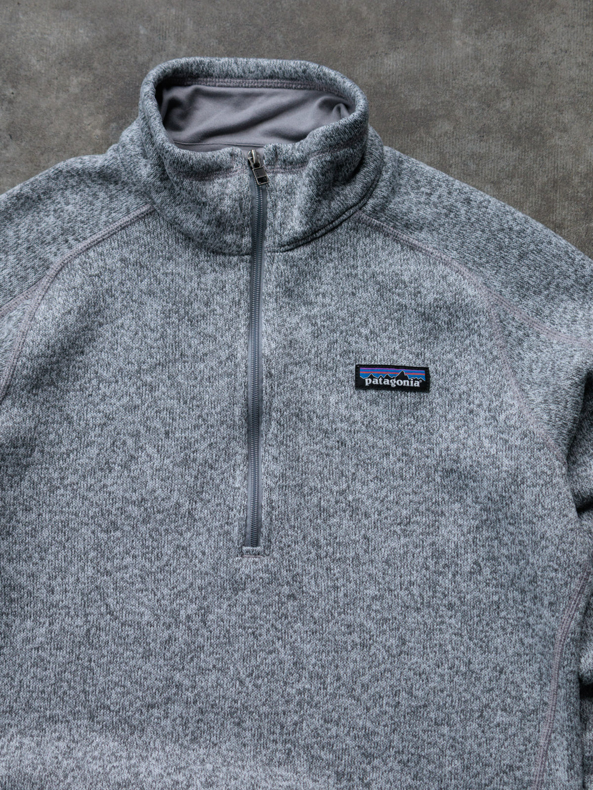 Vintage Grey Patagonia Fleece Quarter Zip (M)