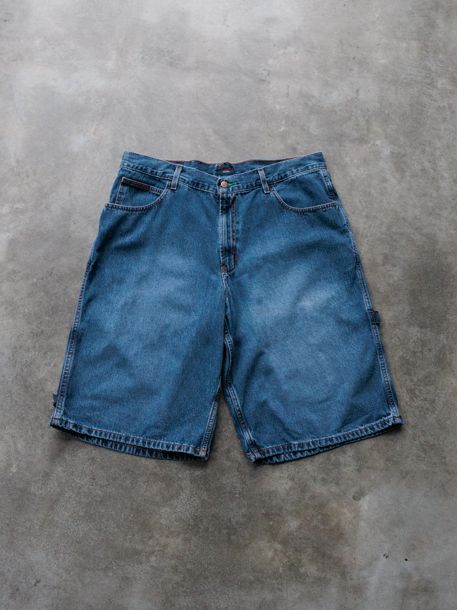 Vintage Blue Tommy Jeans Denim Shorts (W36)