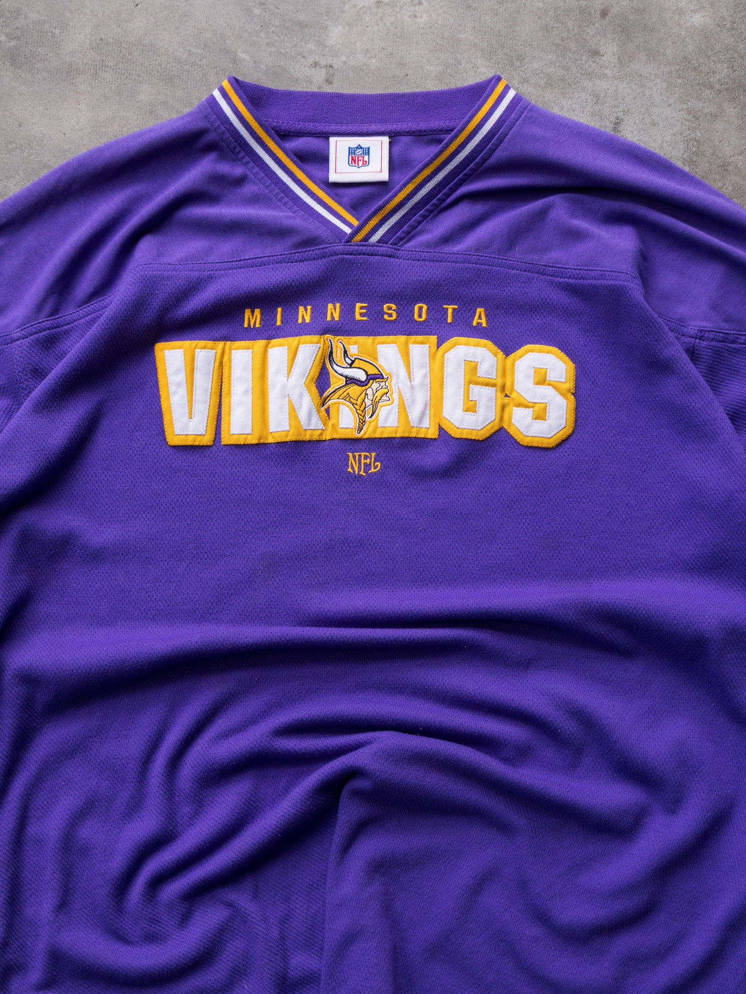 Vintage Purple Minnesota Vikings Long Sleeve (2XL)