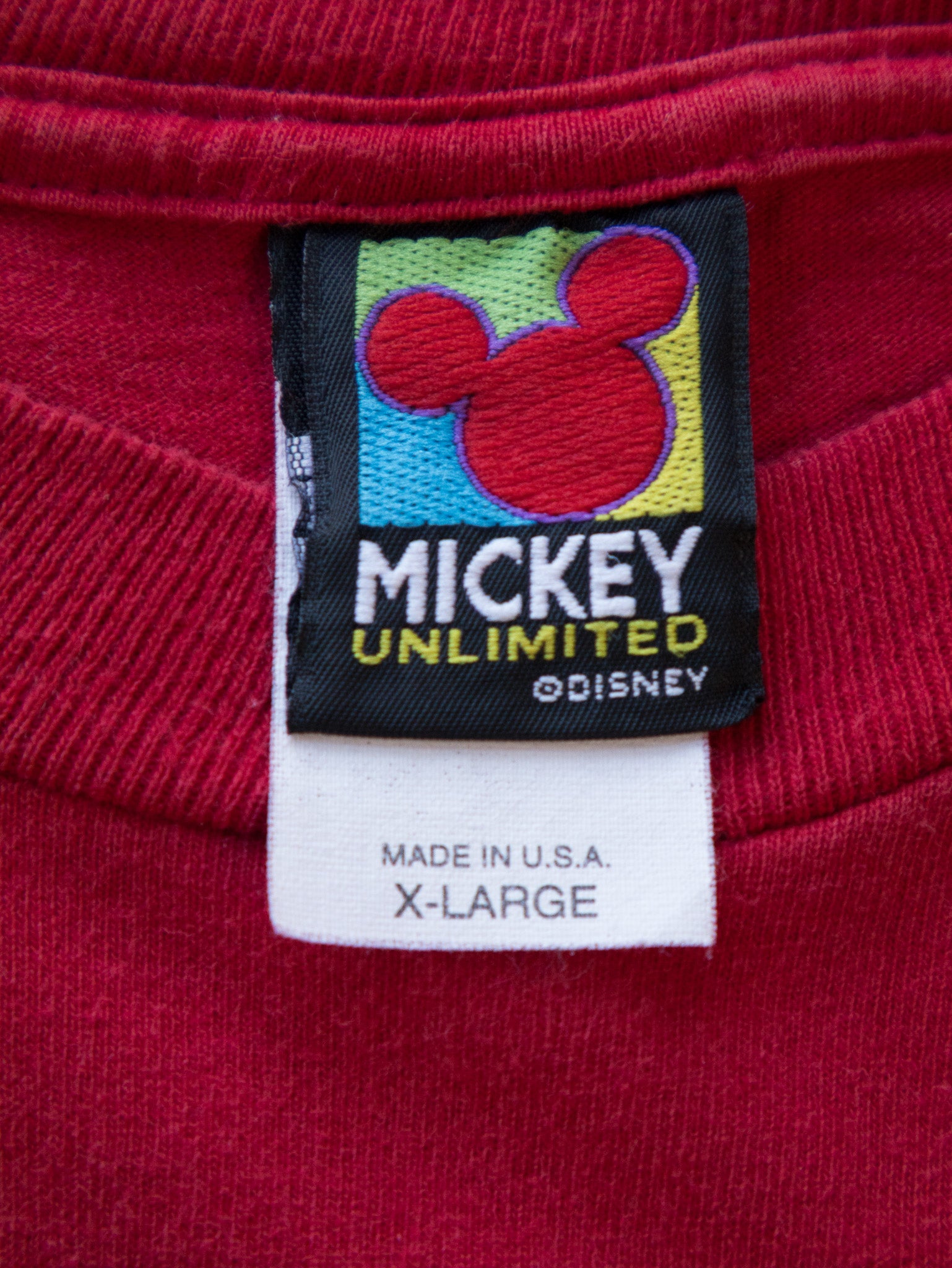 Vintage Red Mickey Tee (XL)