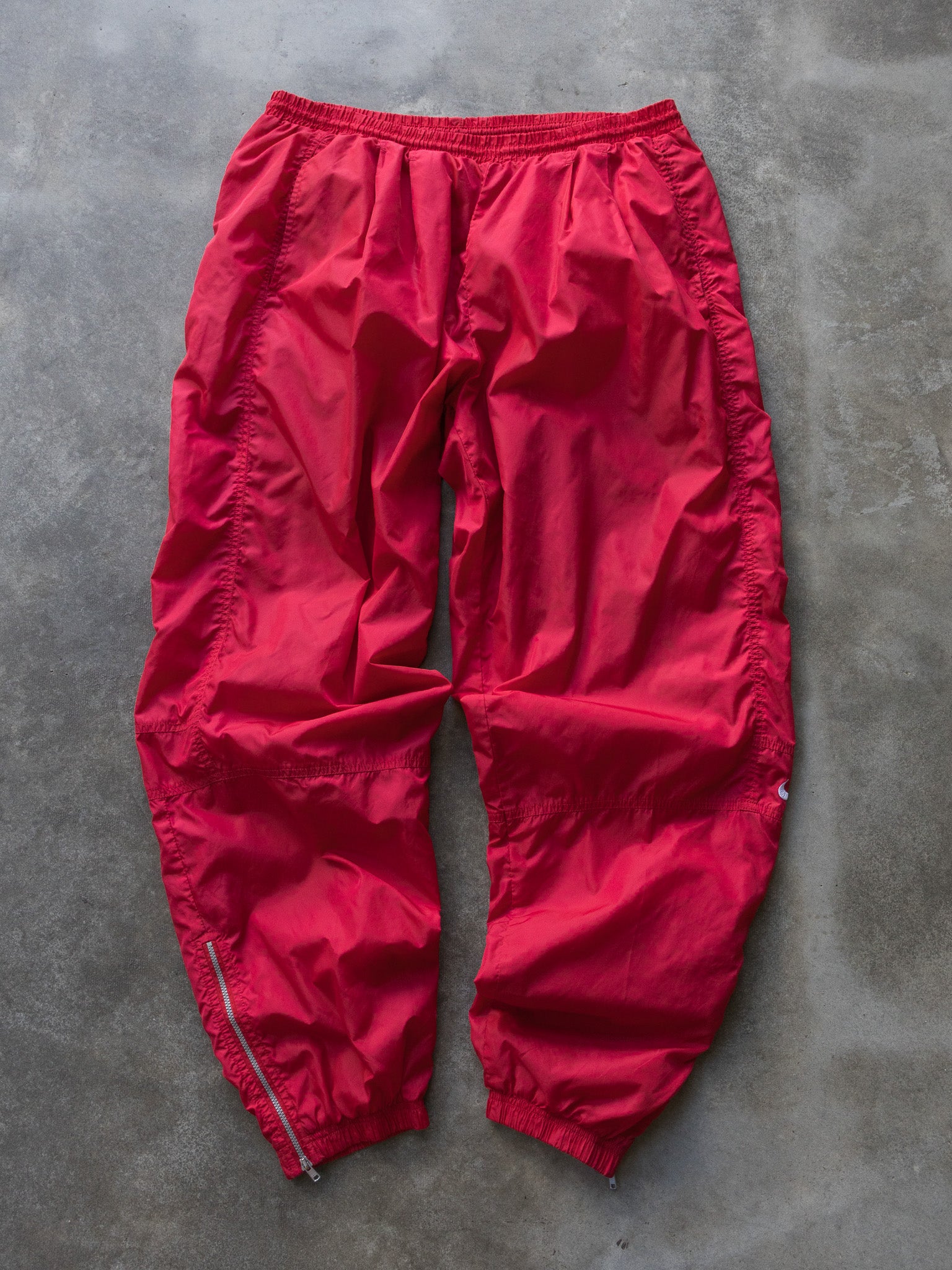 Vintage Red Nike Track Pants (L)