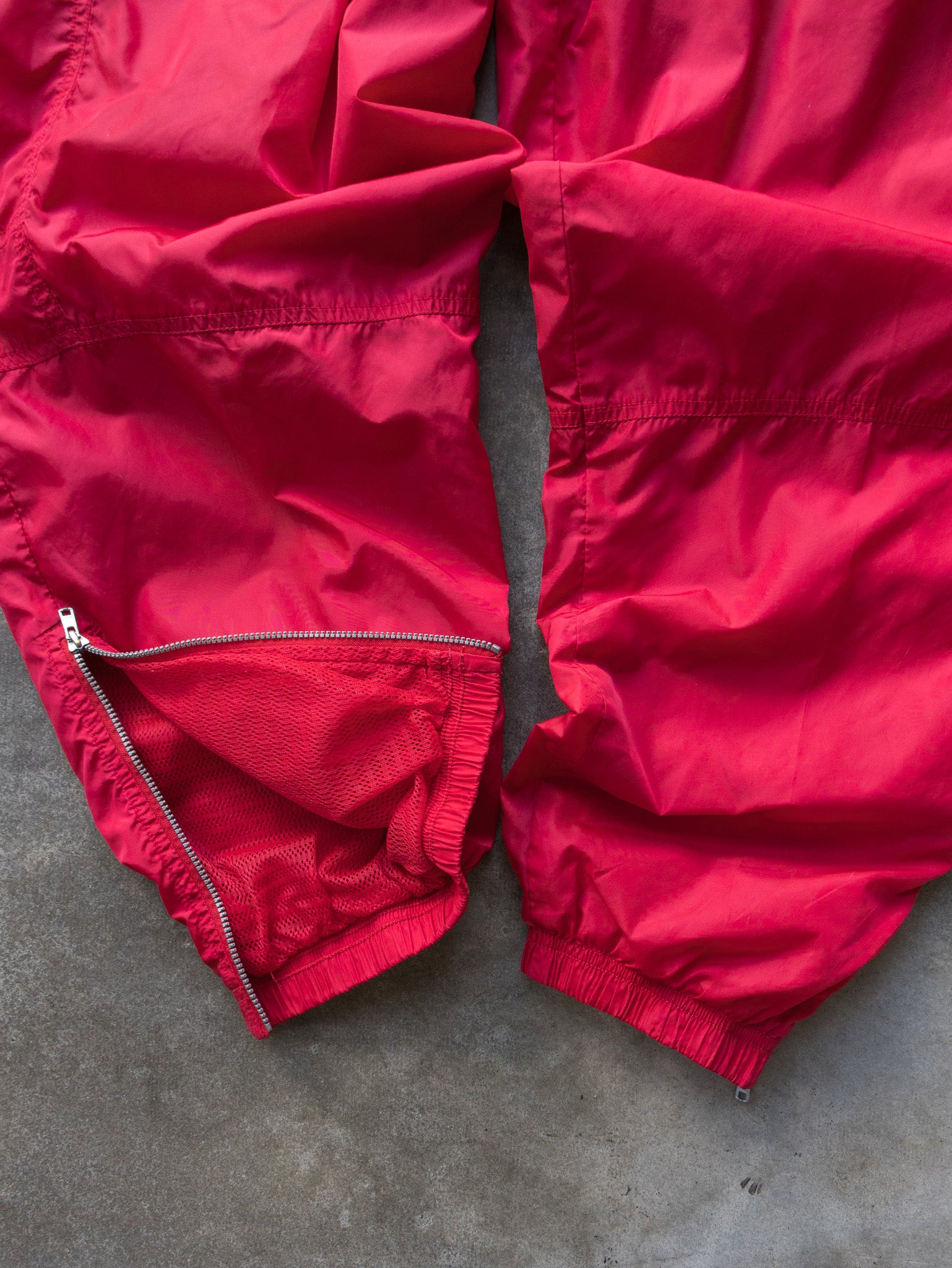 Vintage Red Nike Track Pants (L)