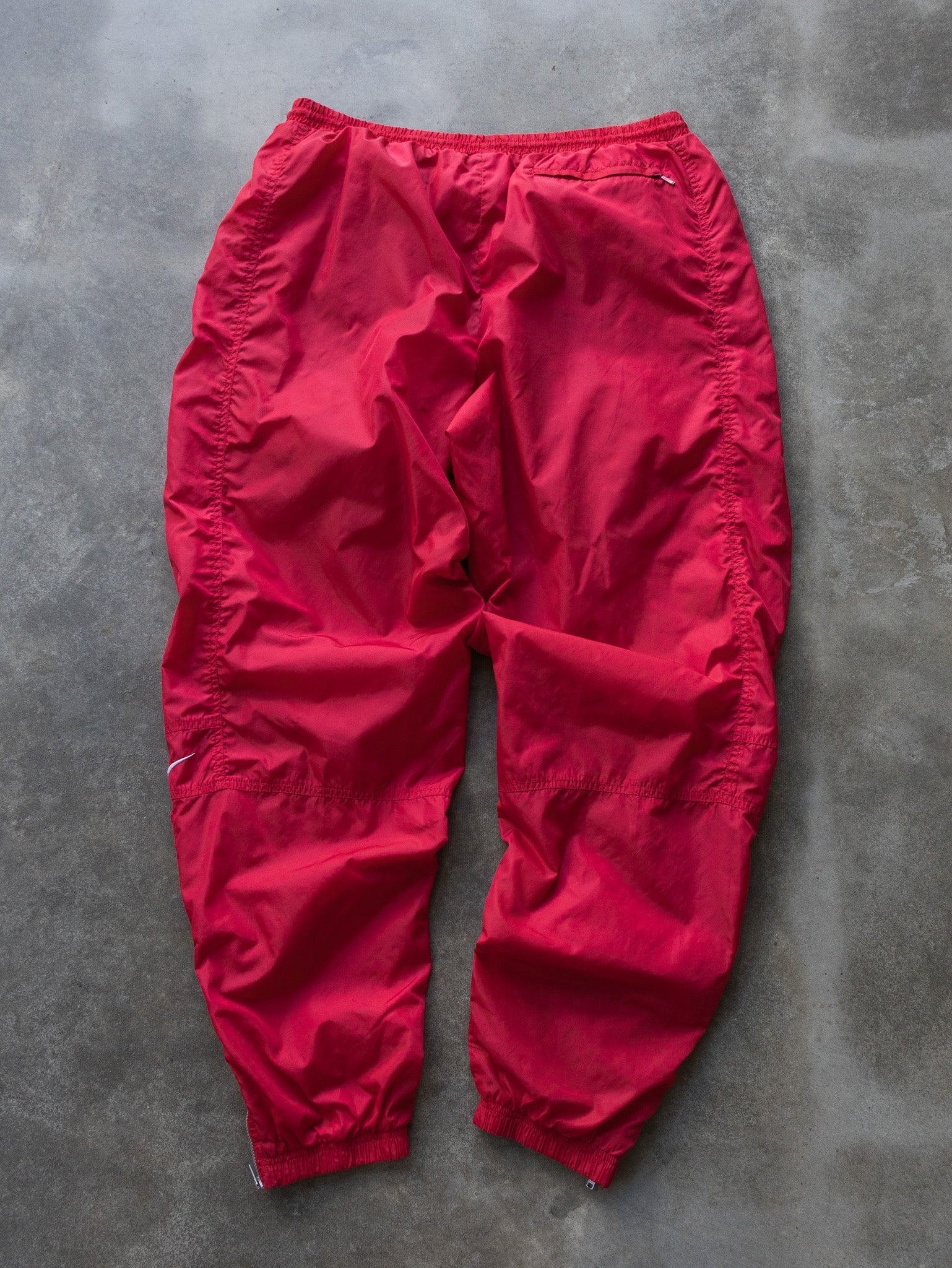 Vintage Red Nike Track Pants (L)