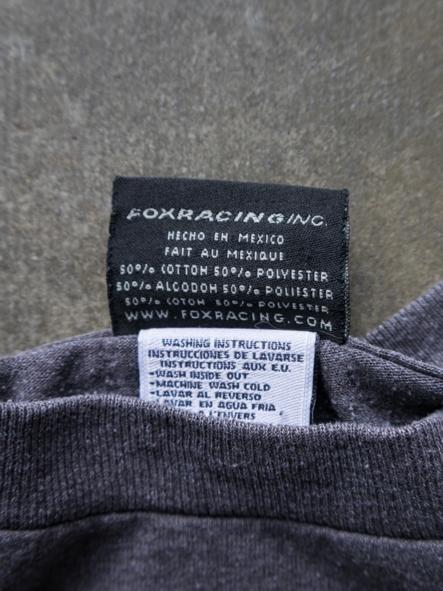 Vintage Grey Fox Racing Tee (XL)