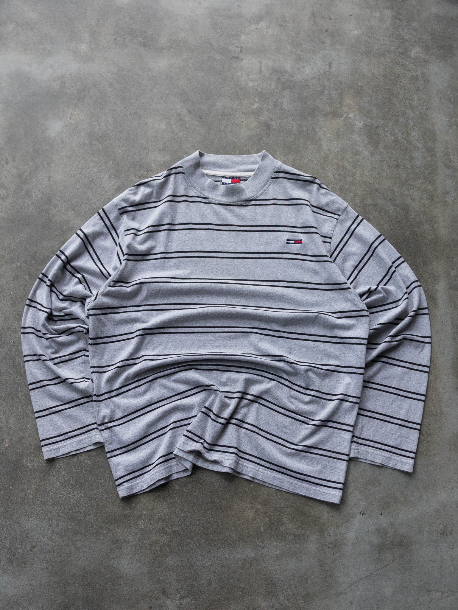 Vintage Tommy Jeans Striped Long Sleeve (XL)