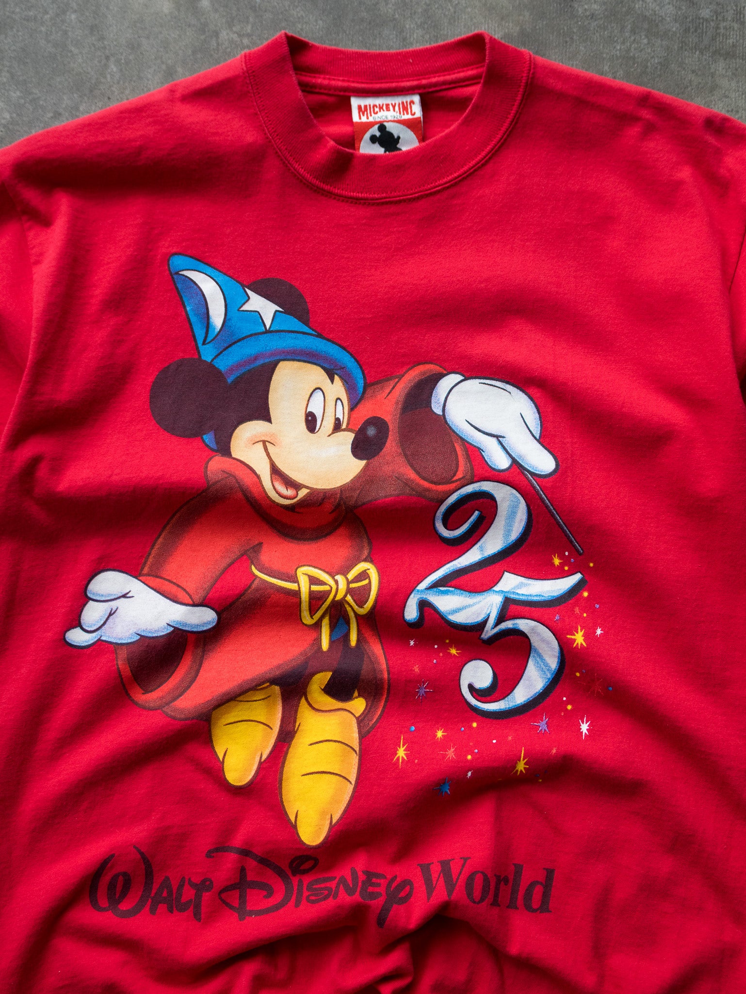 Vintage 90s Walt Disney World 25th Anniversary Tee (M)
