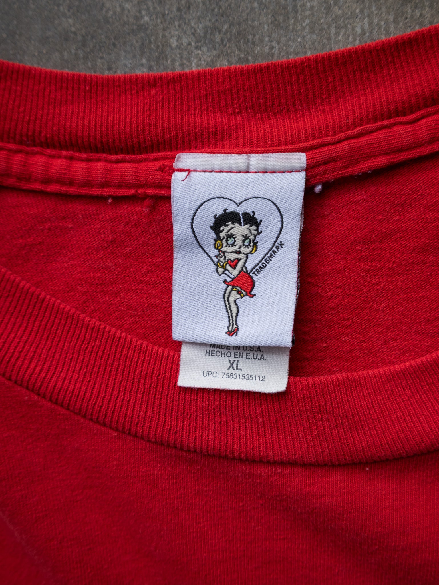 Vintage 2004 Betty Boop American Rebels Tee (XL)