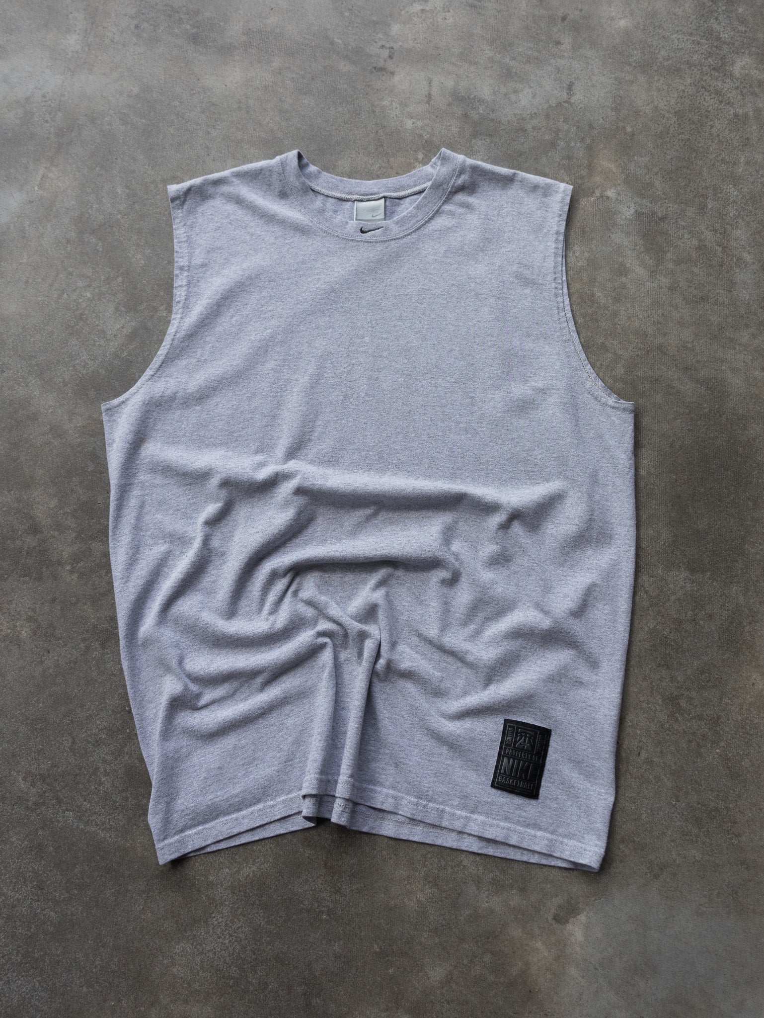 Vintage Grey Nike Sleeveless Tee (L)