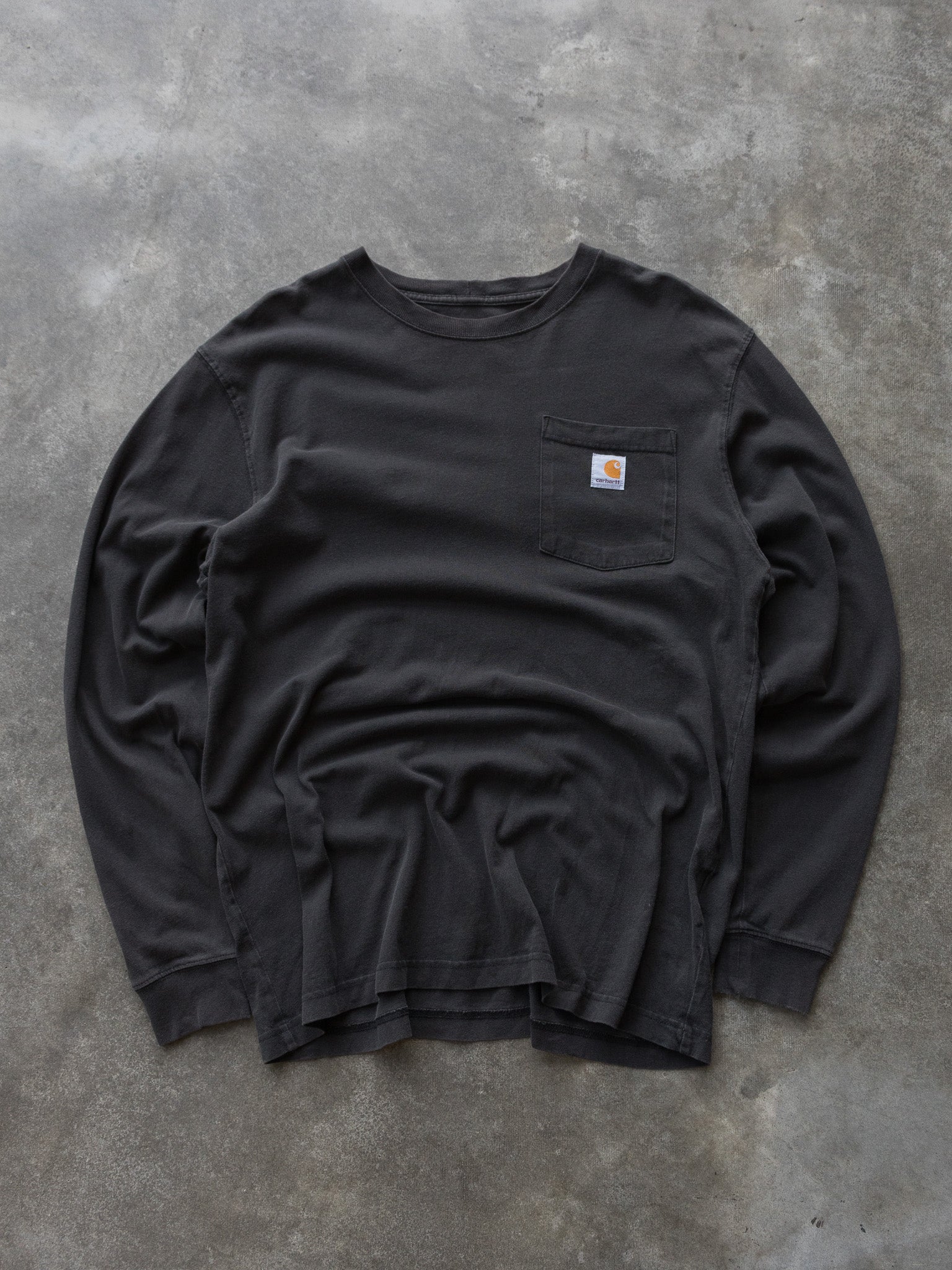Vintage Black Carhartt Long Sleeve (XL)