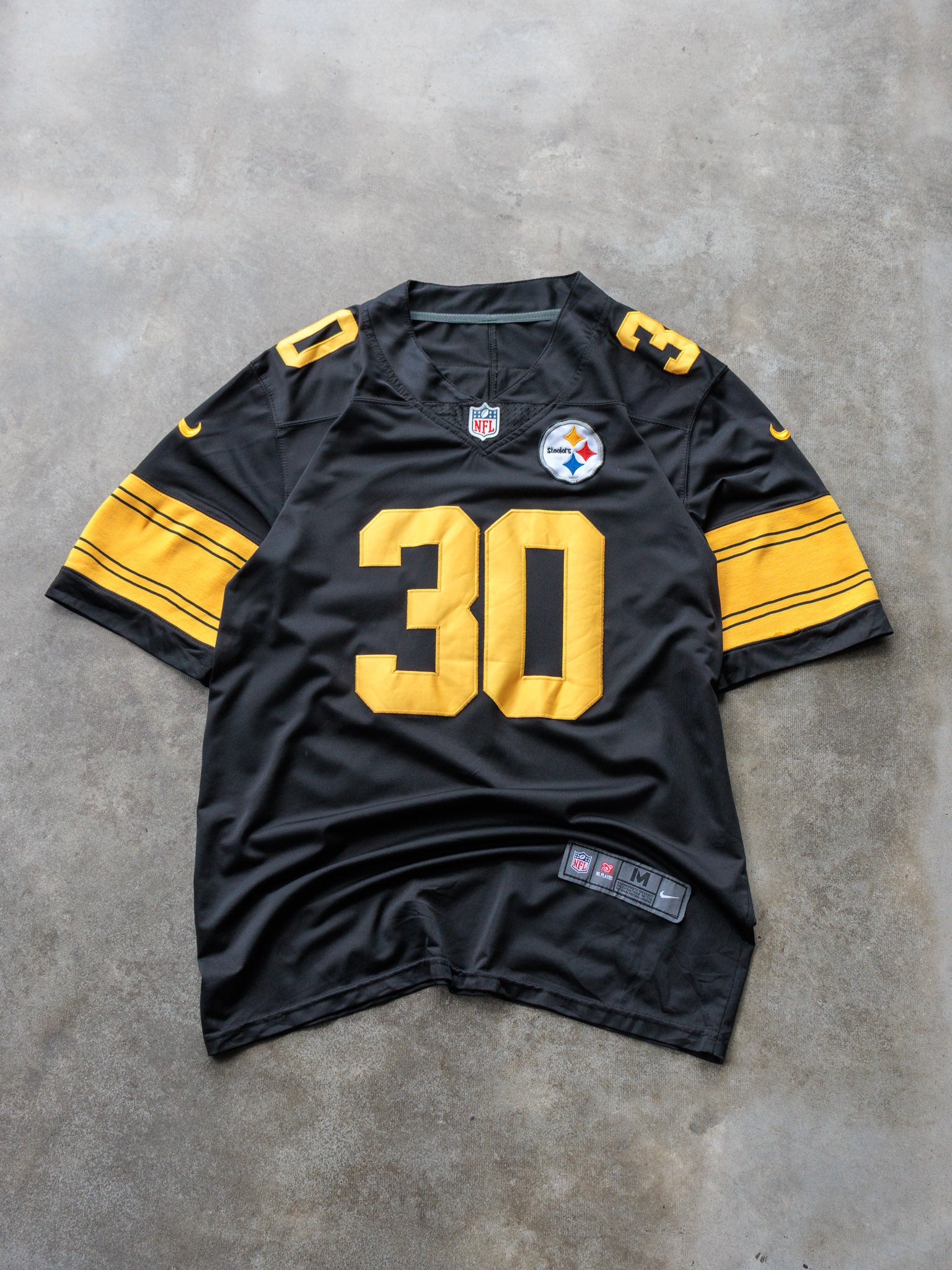 Black Nike Pittsburgh Steelers James Conner Jersey (M)