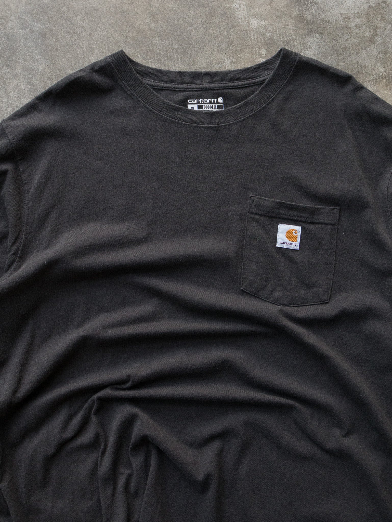 Vintage Black Carhartt Long Sleeve (XL)