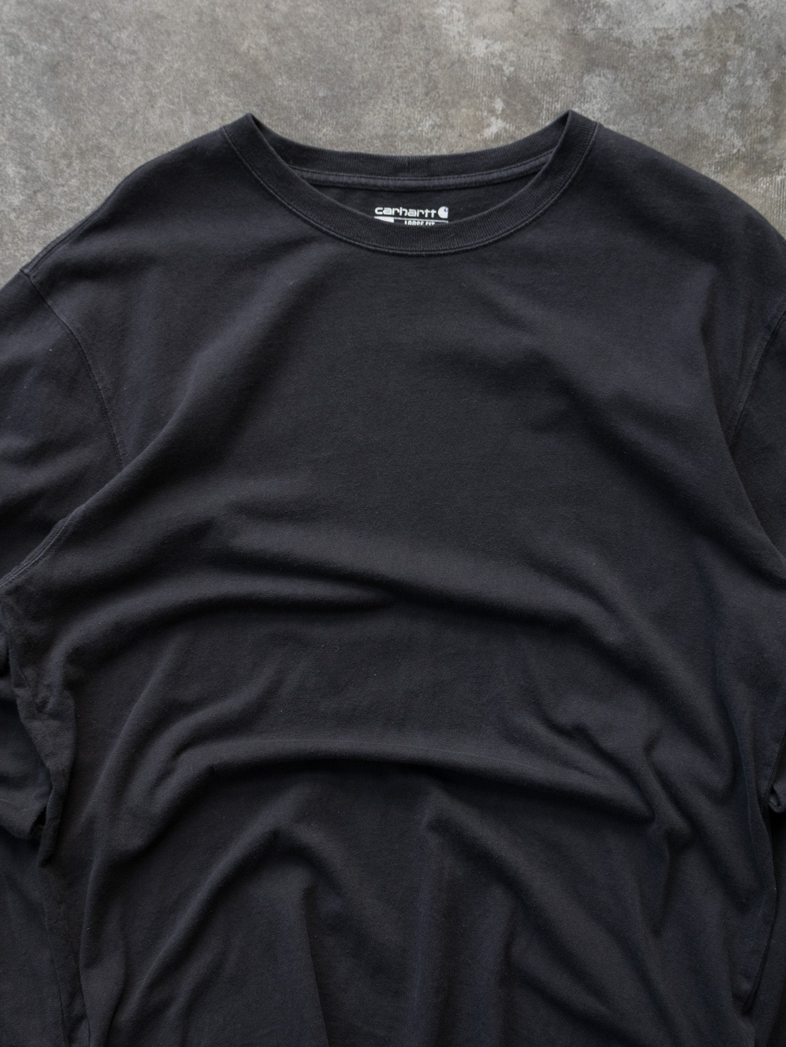 Vintage Black Carhartt Long Sleeve (M)