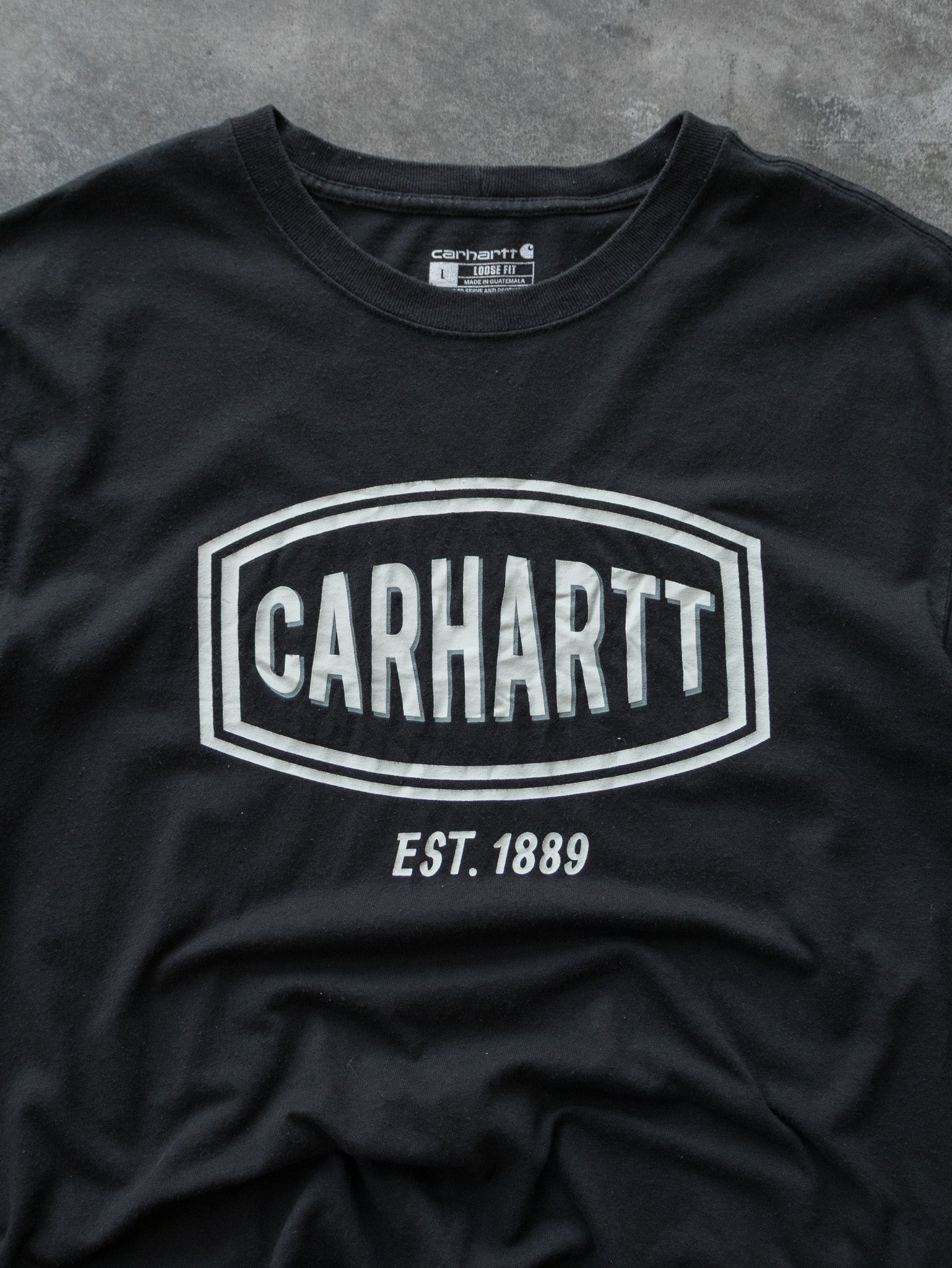 Vintage Black Carhartt Tee (L)