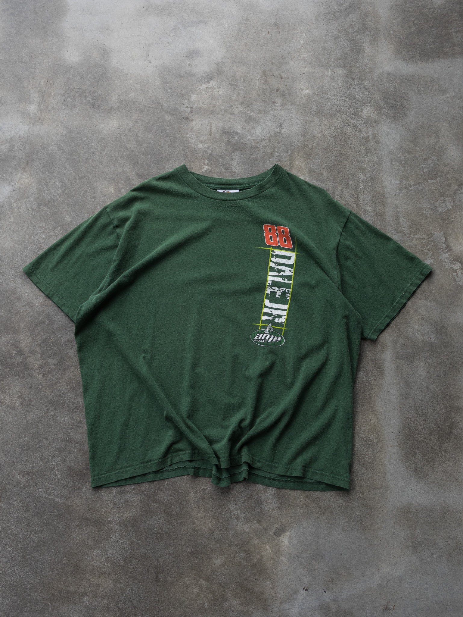 Vintage Green Dale Jr NASCAR Tee (XL)