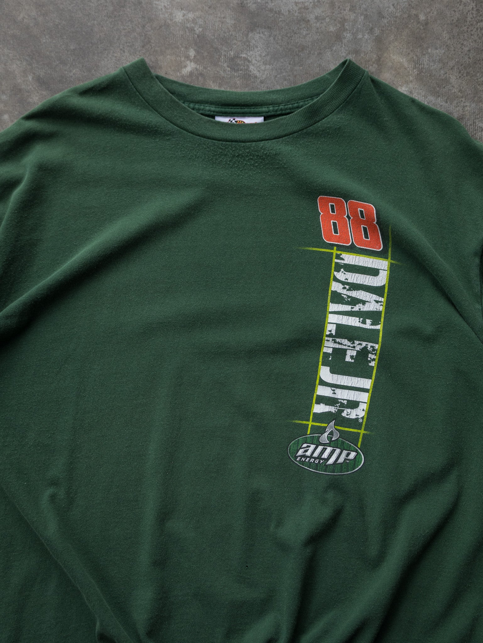 Vintage Green Dale Jr NASCAR Tee (XL)