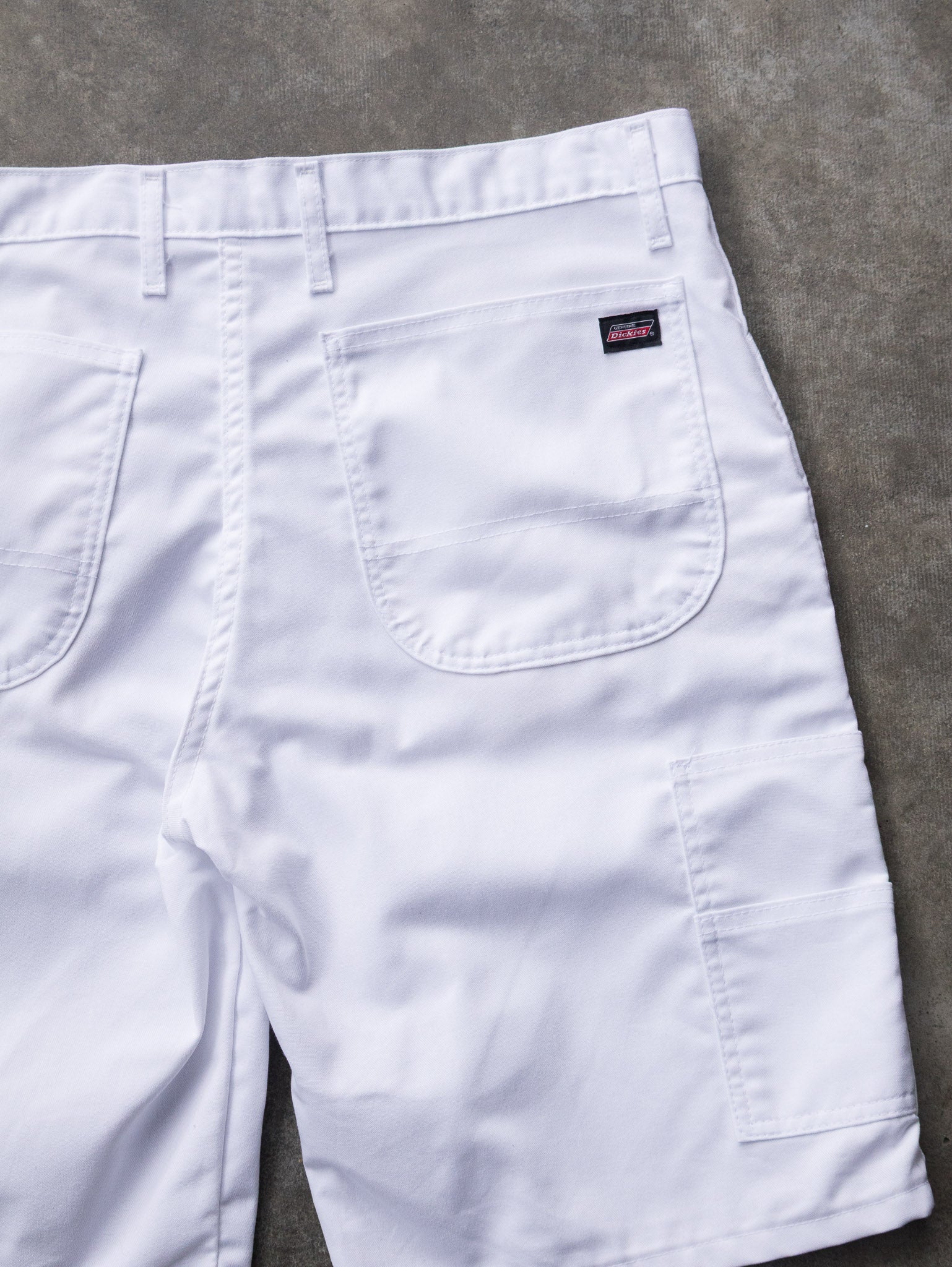 Vintage White Dickies Carpenter Shorts (W34)