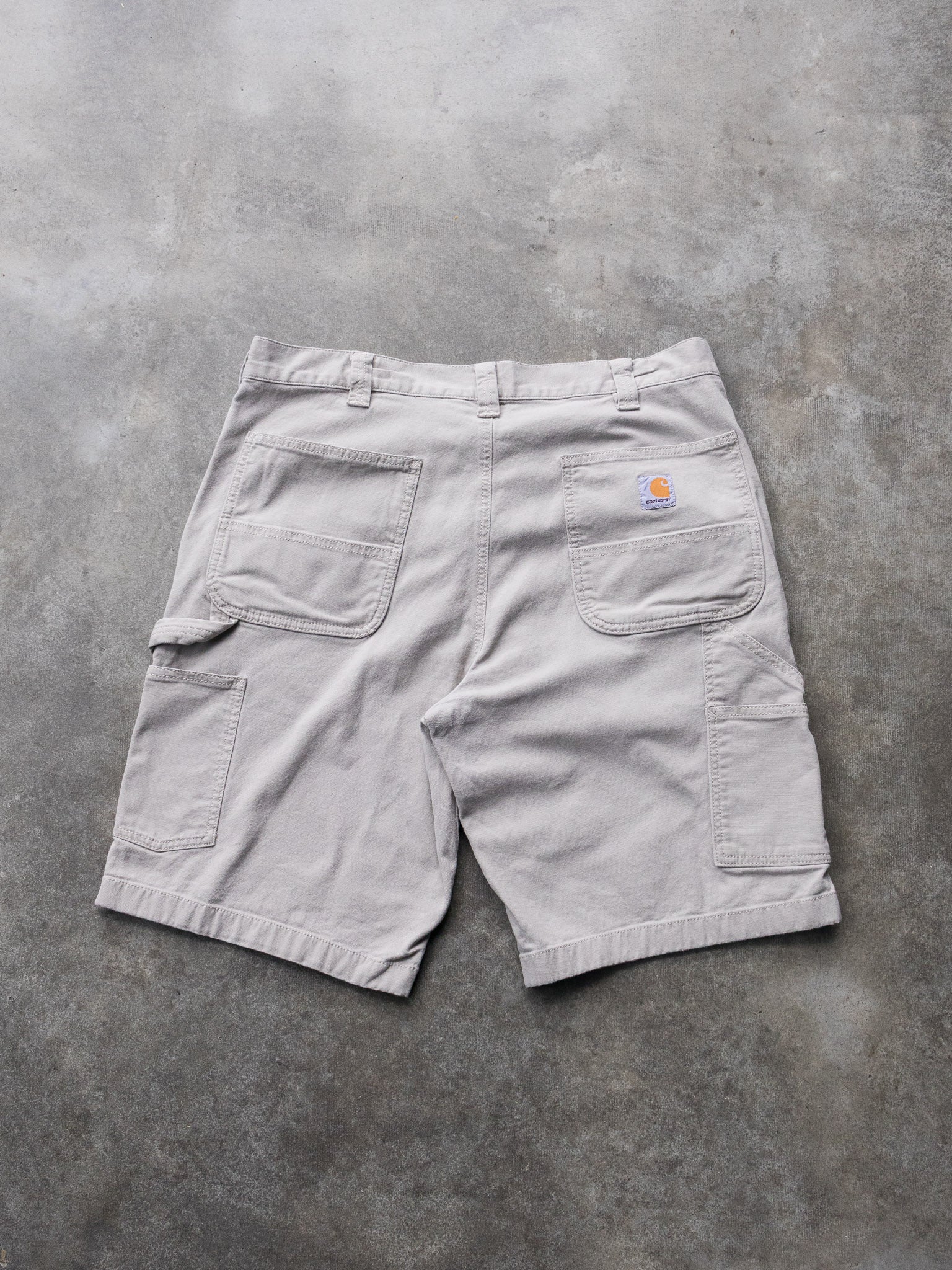 Vintage Cream Carhartt Carpenter Shorts (W36)