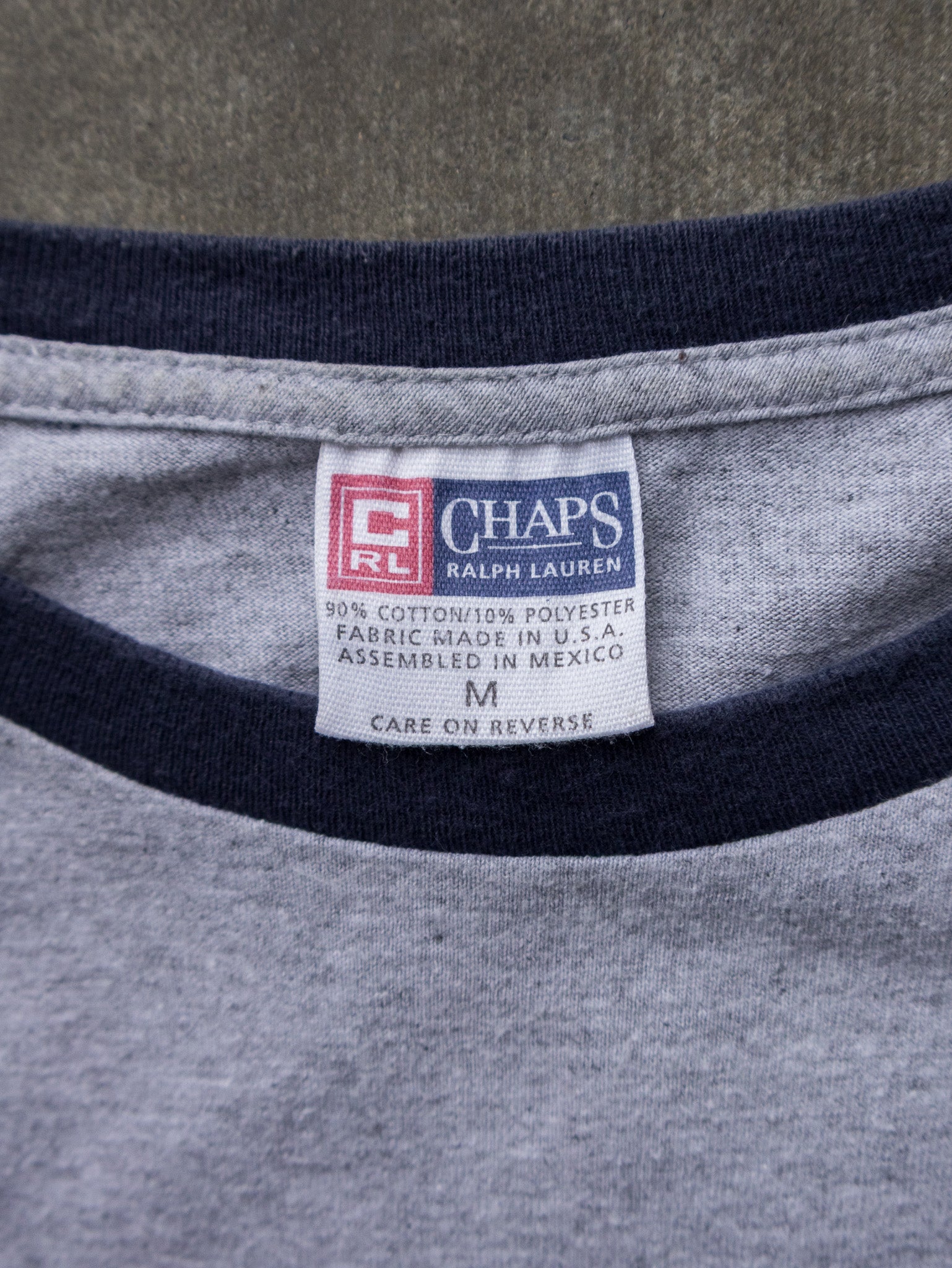 Vintage Grey Chaps Ralph Lauren Tee (L)