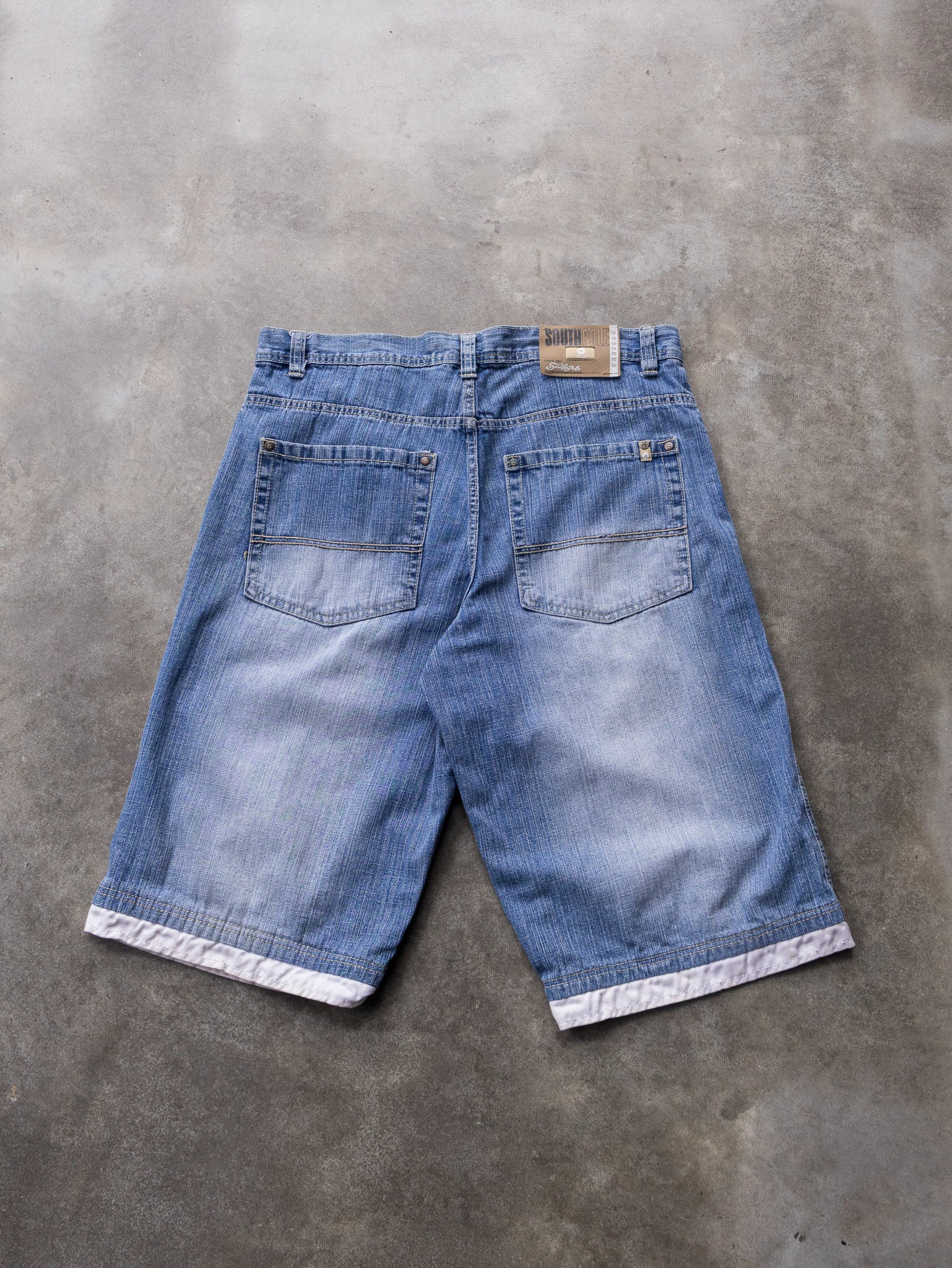 Vintage Blue Southpole Denim Shorts (W36)