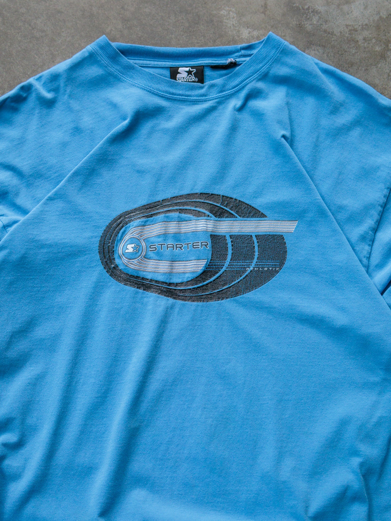 Vintage 00s Blue Starter Long Sleeve (XL)
