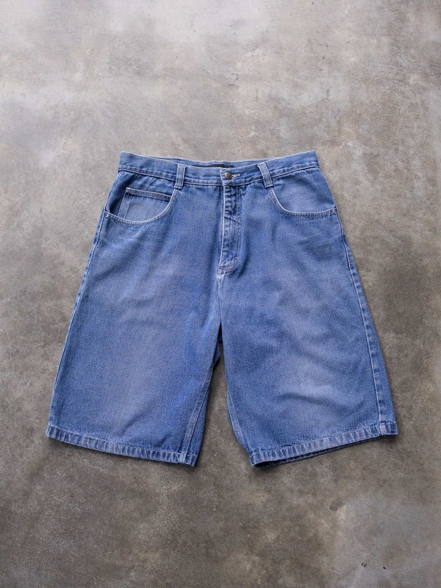 Vintage Blue Southpole Denim Shorts (W36)