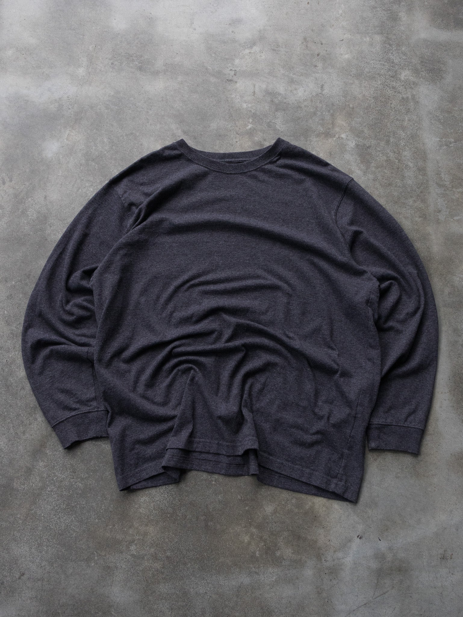 Vintage Charcoal Carhartt Long Sleeve (XL)